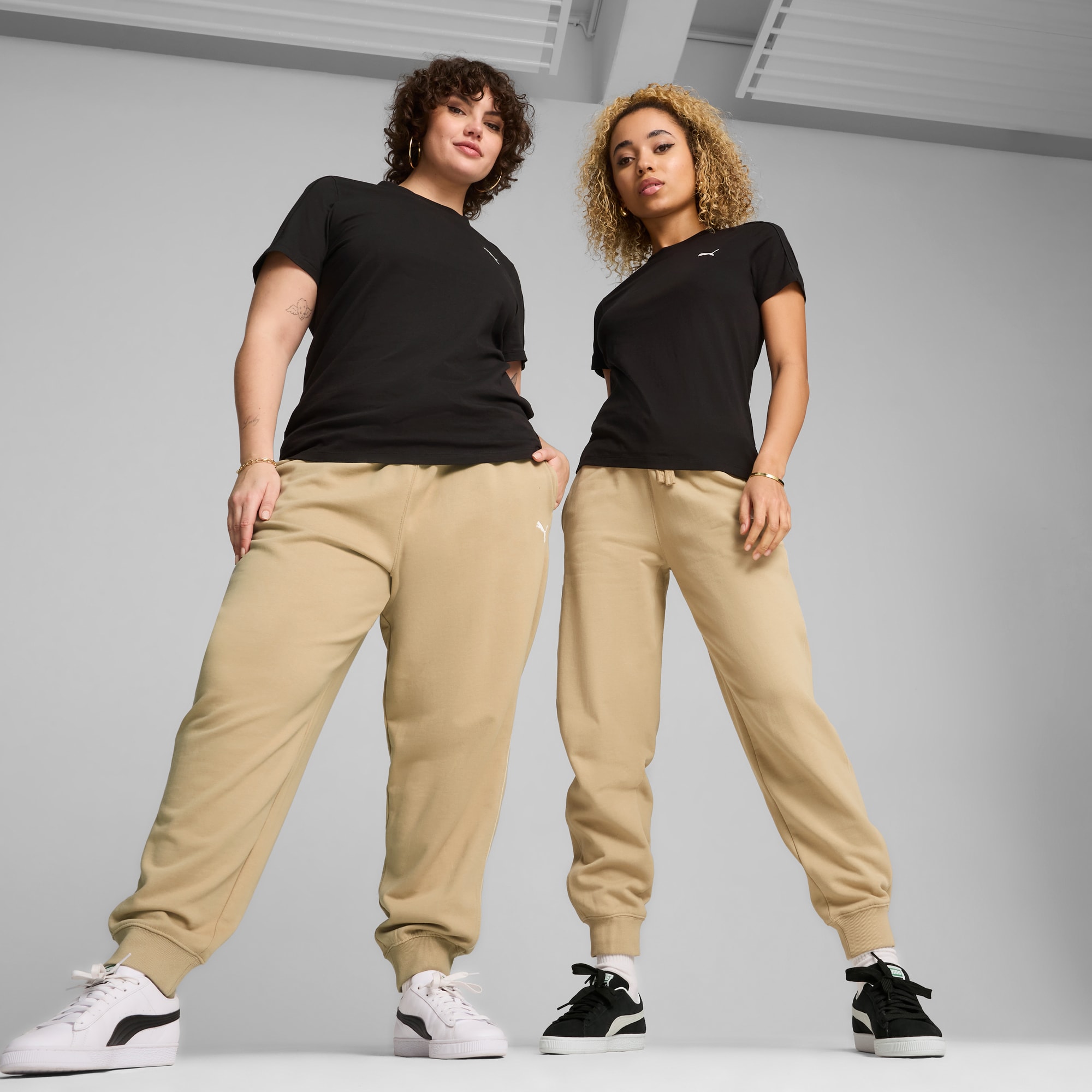 Khaki high cheap waisted pants
