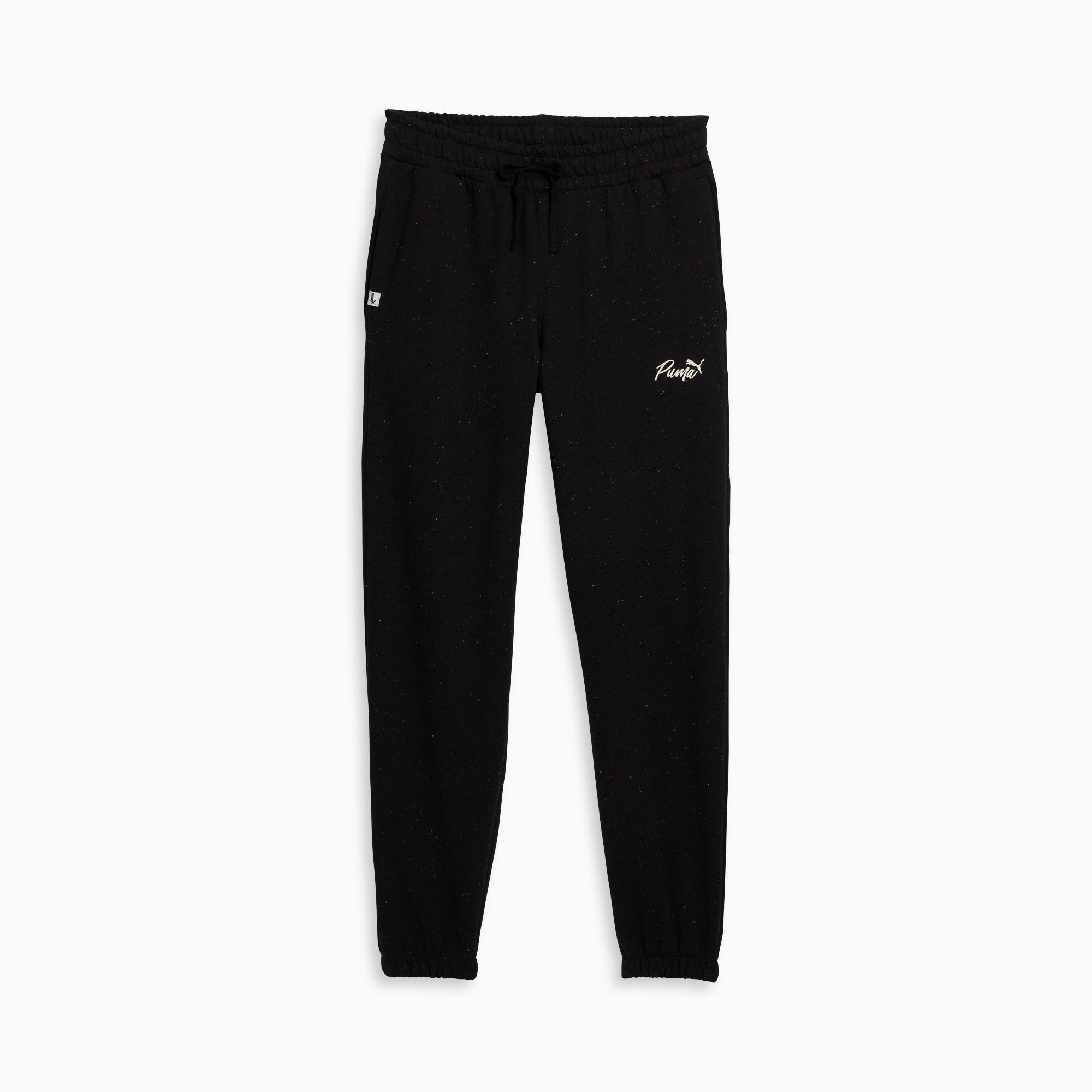 Womens black hot sale puma joggers
