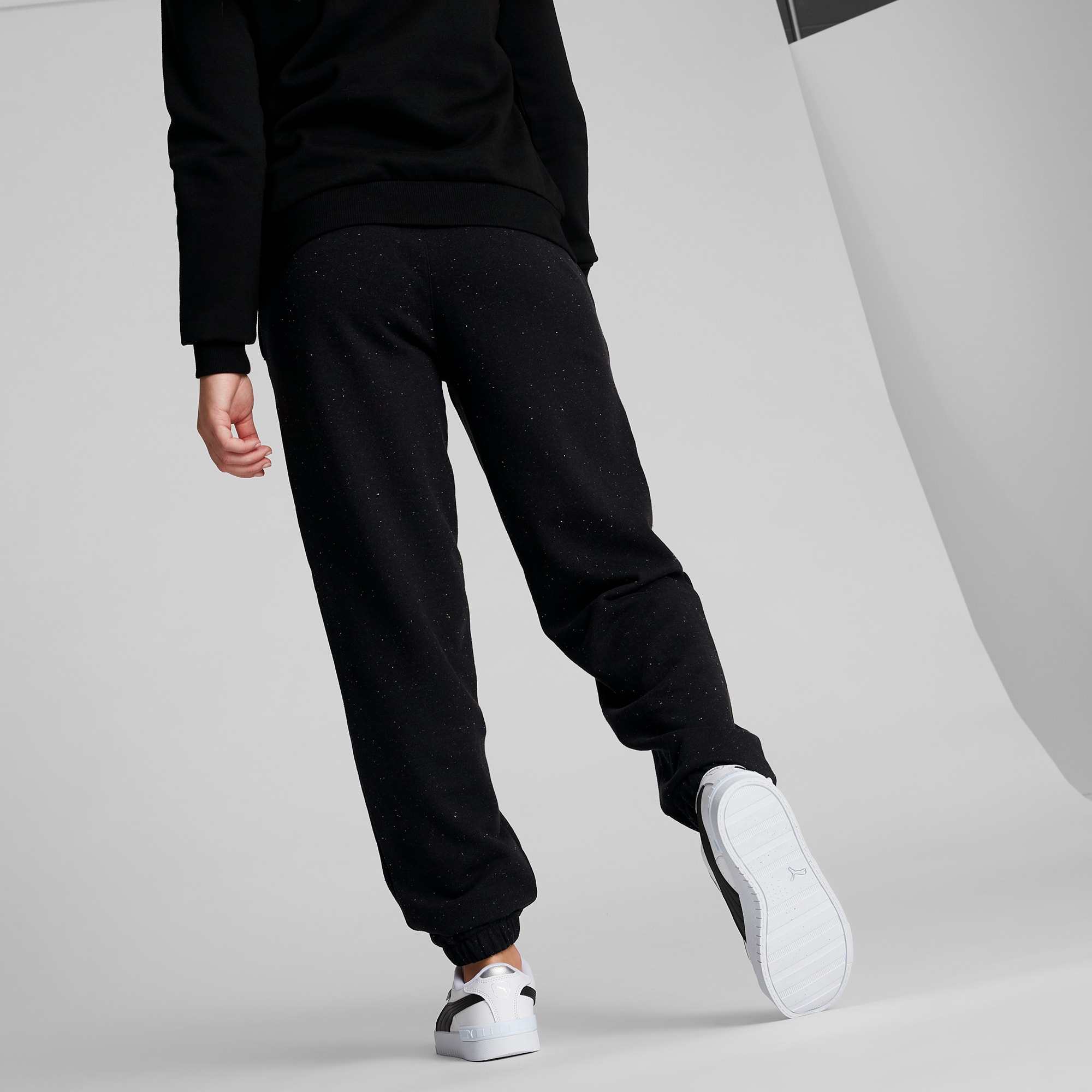 Womens black puma joggers new arrivals