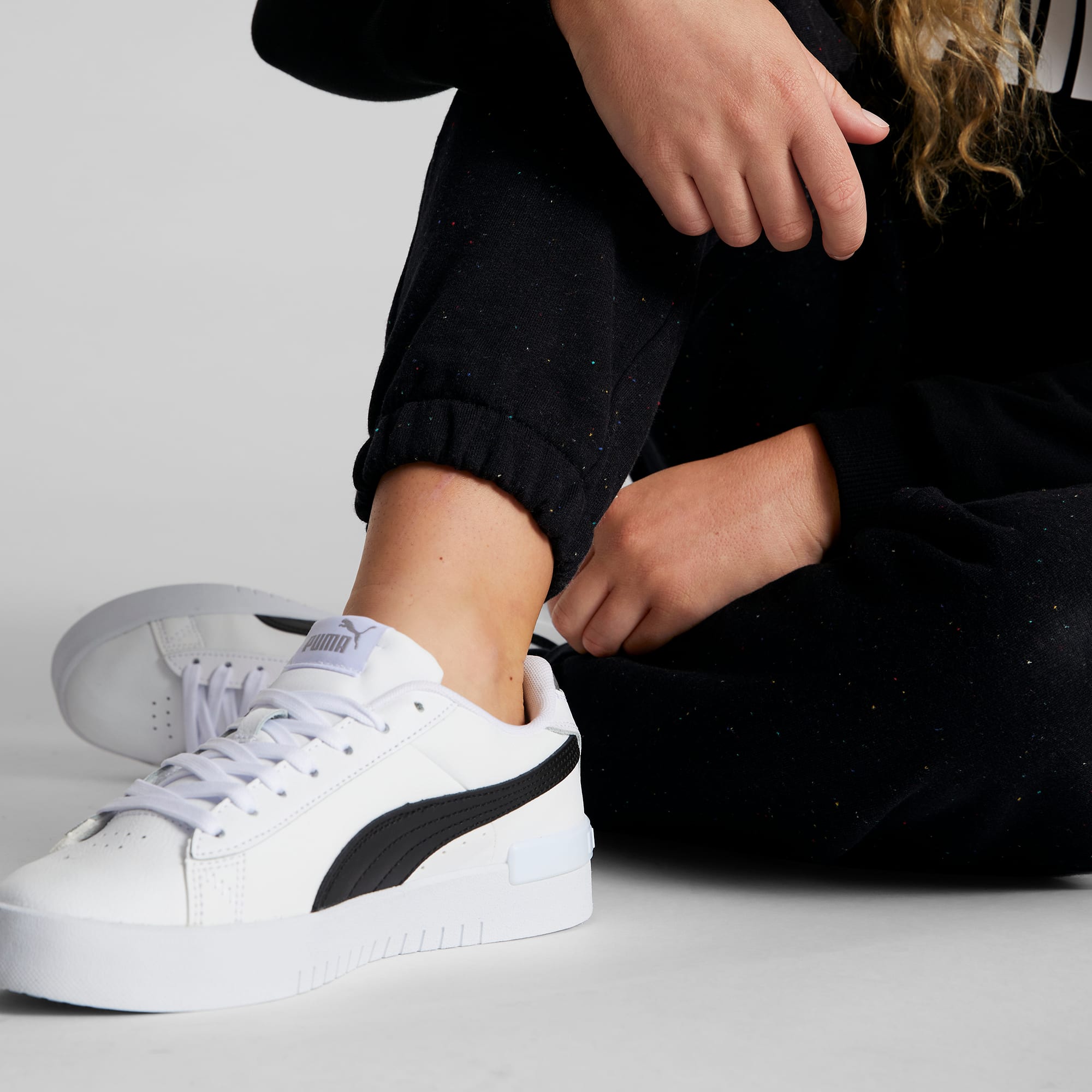 Puma joggers womens discount black