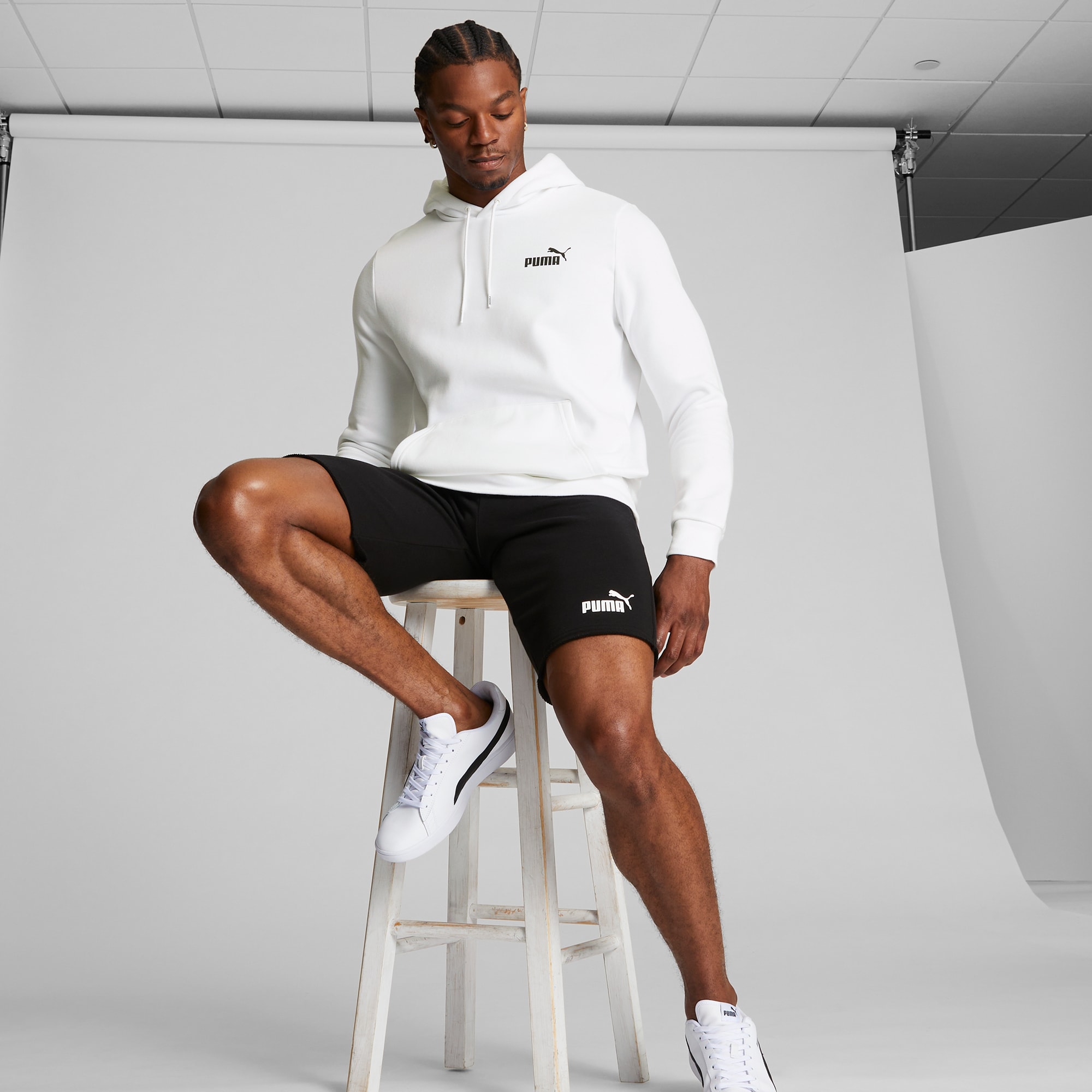 Essentials Logo Men's Hoodie | PUMA