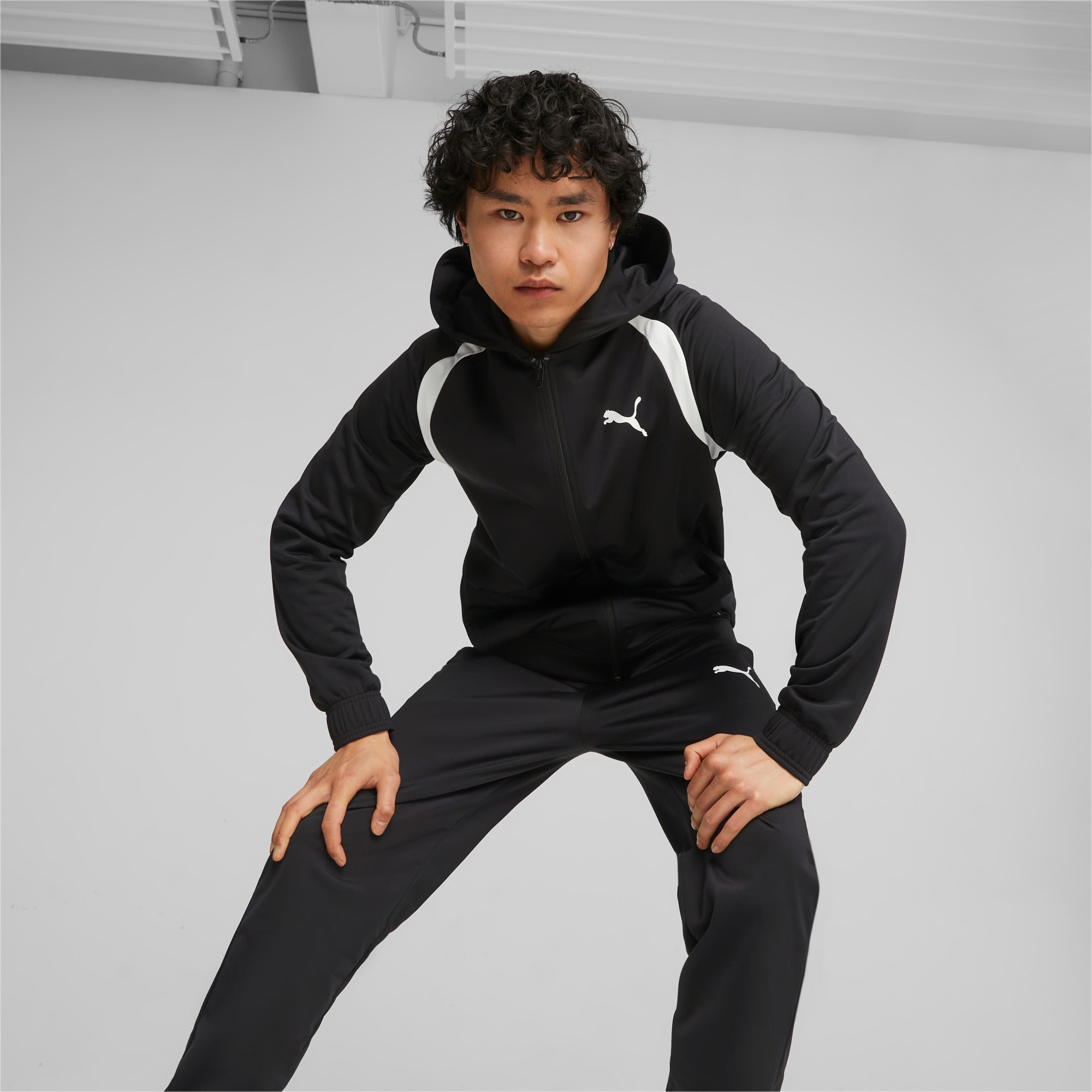 PUMA公式】メンズ フーデッド ポリ スーツ 上下セット