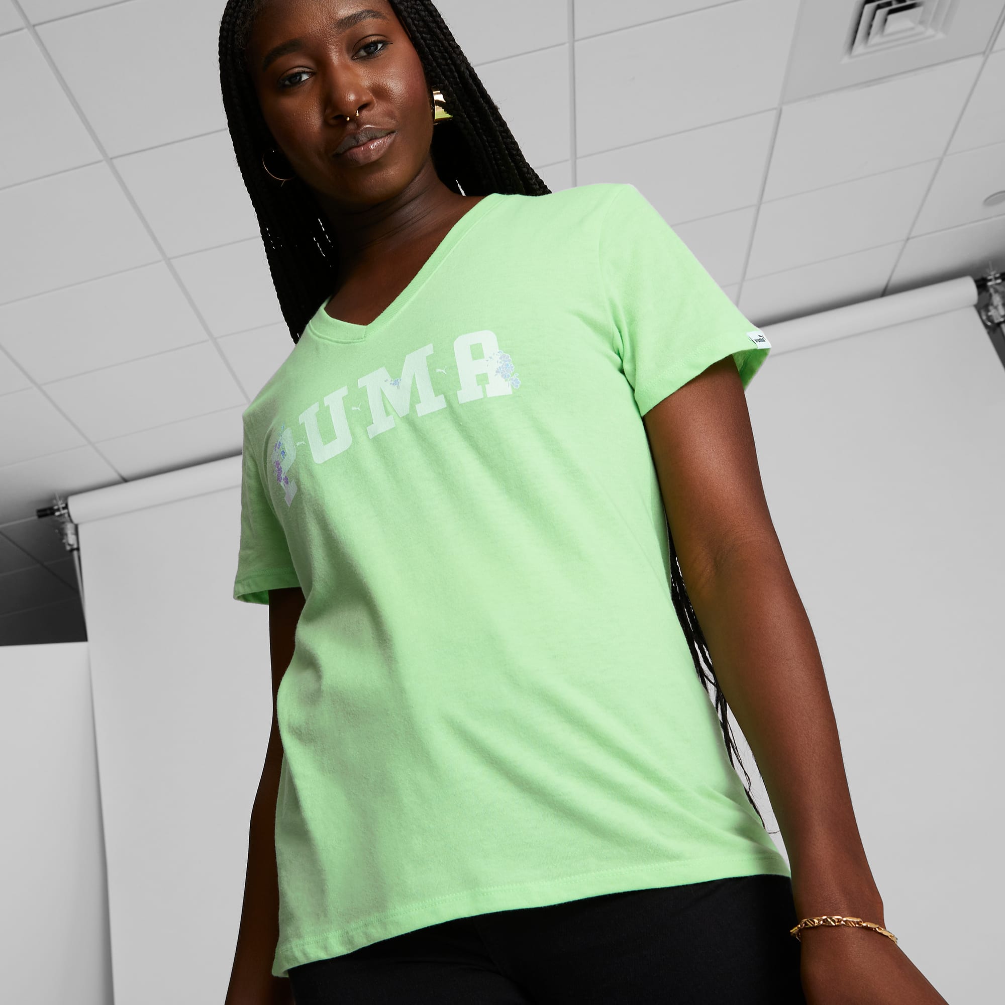 PUMA Varsity Bloom Women s Tee PUMA