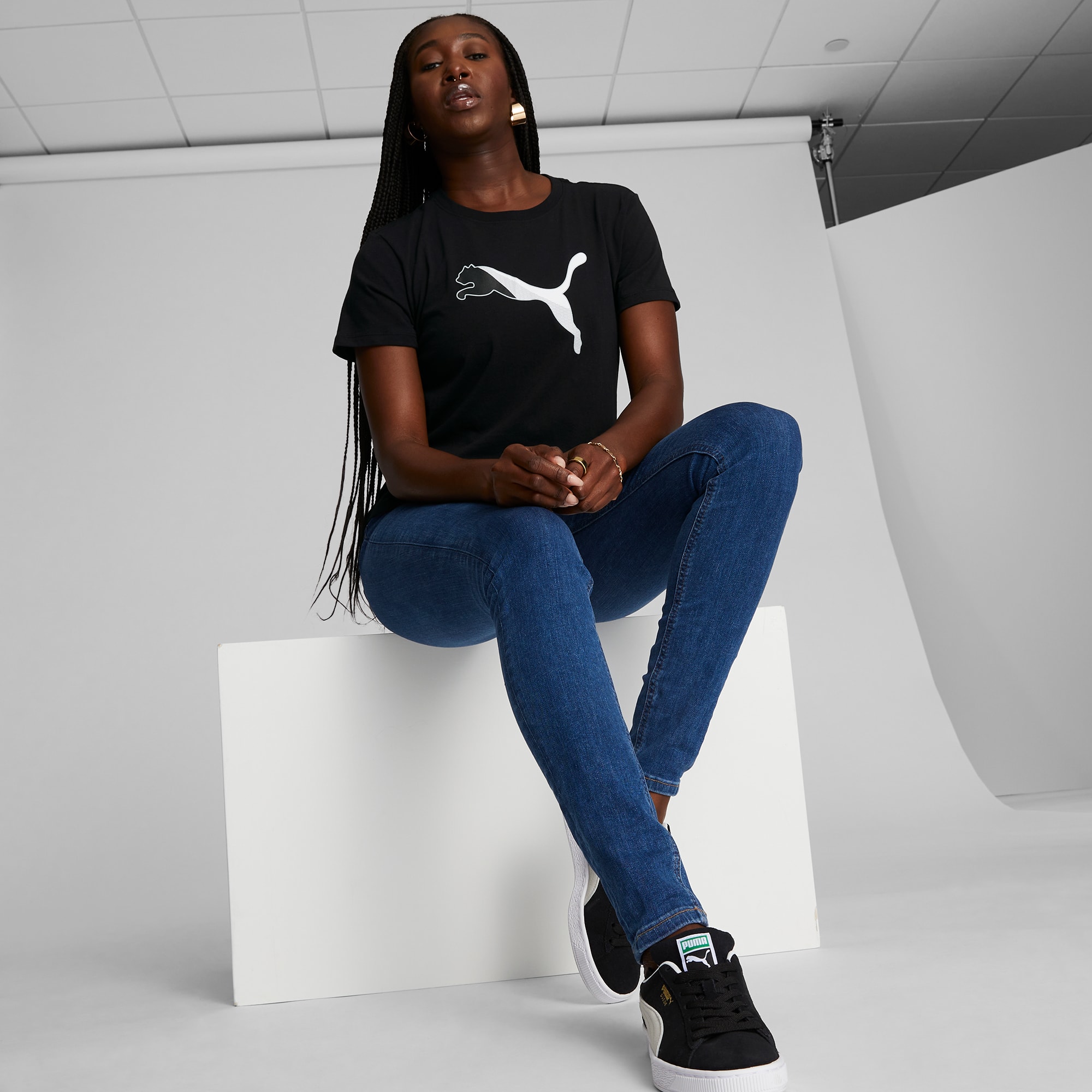 PUMA Cat Segment Women's Tee | PUMA