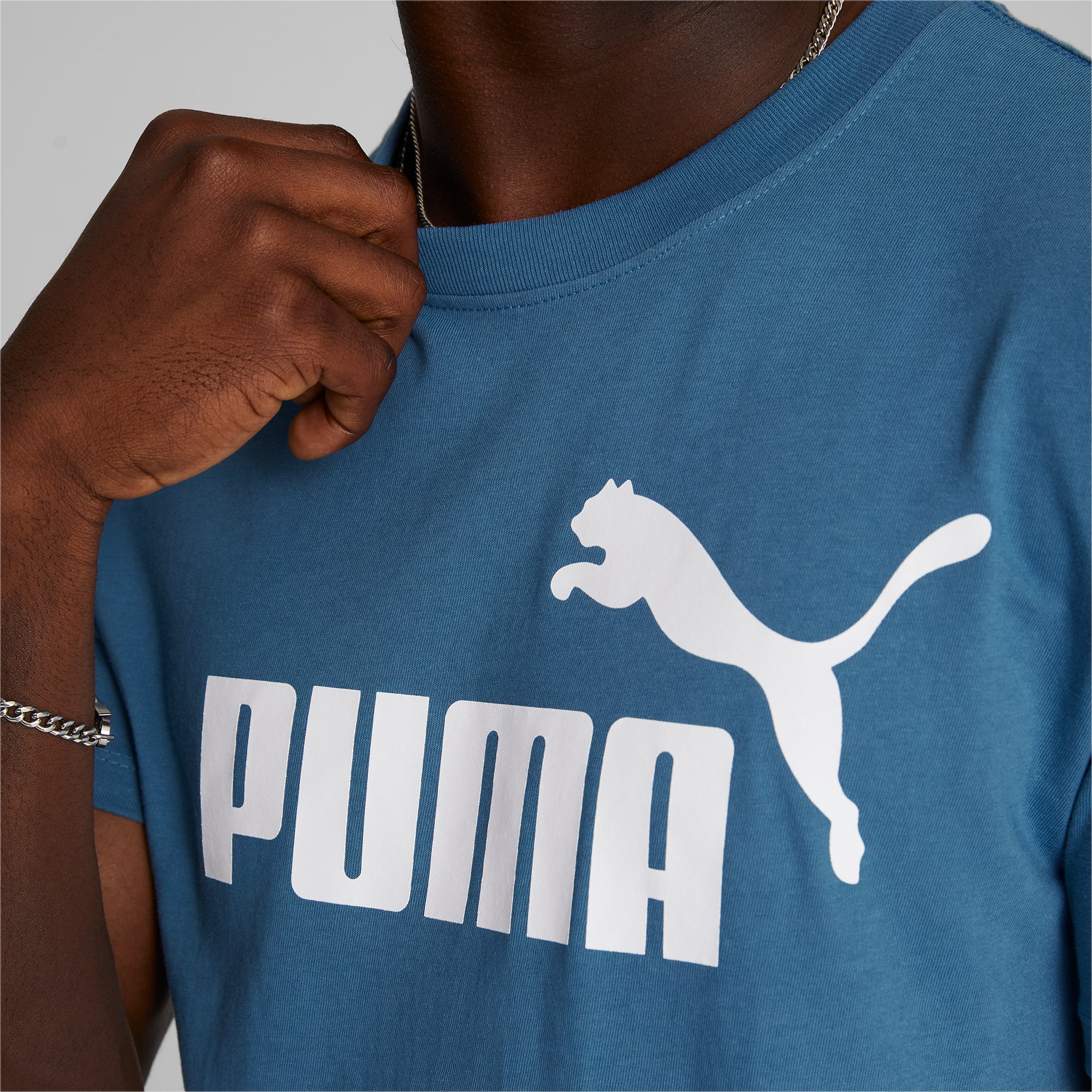 Puma Essentials No. 1 Logo Men's T-Shirt, Black, S