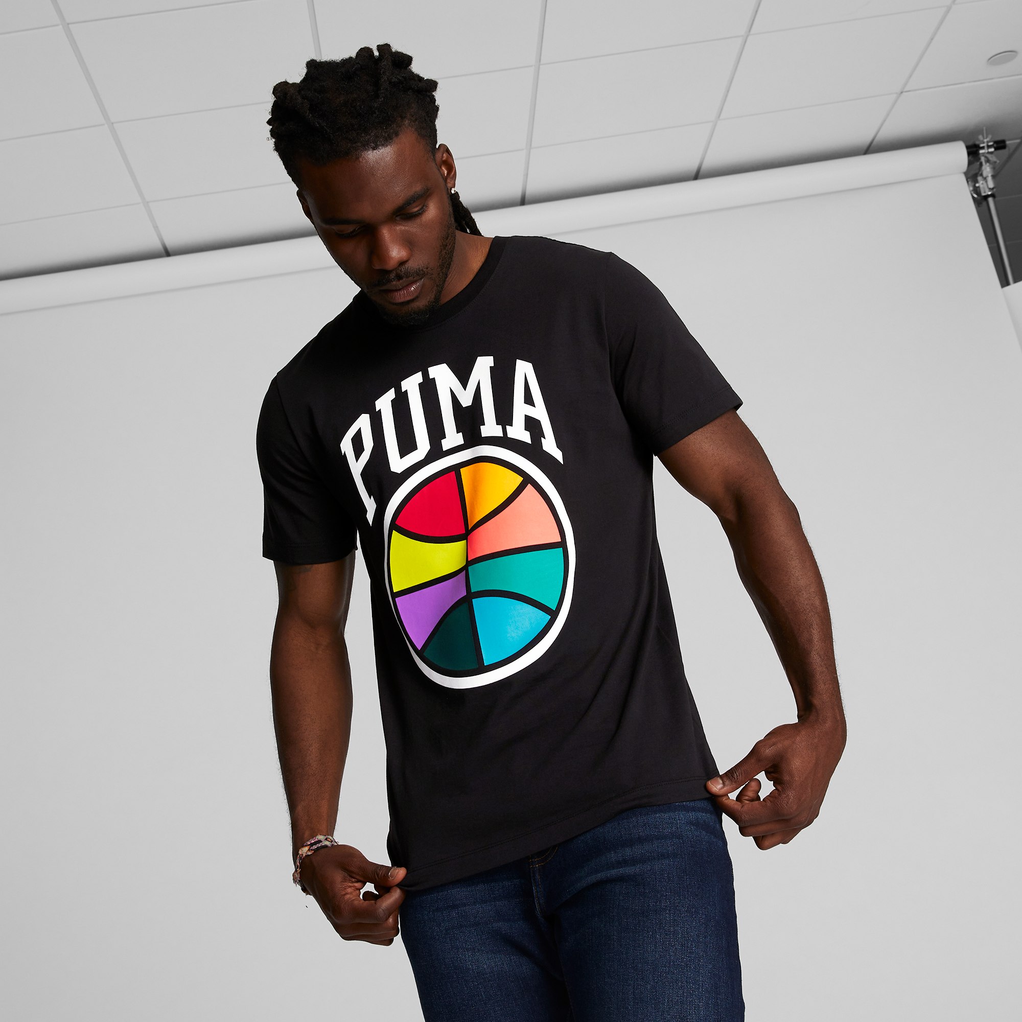 Puma rainbow new arrivals shirt