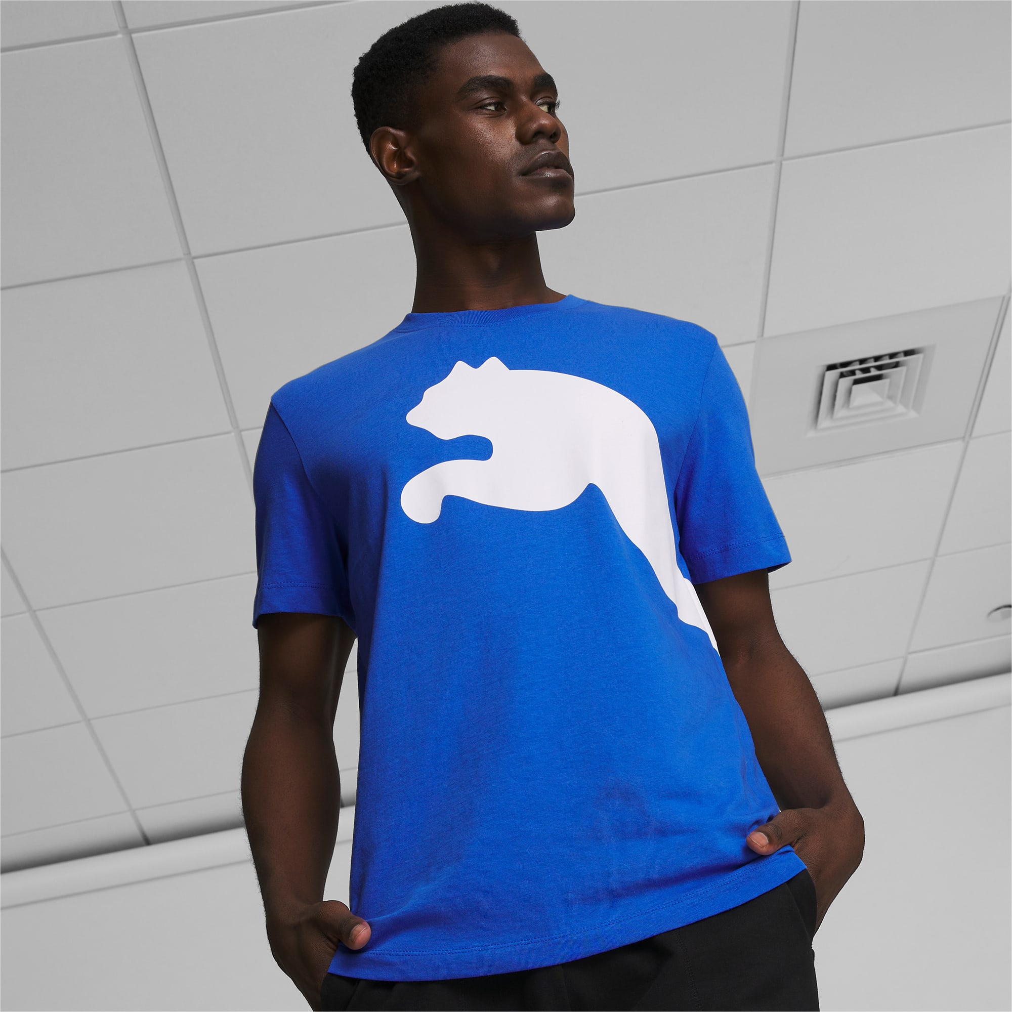 Puma oversize logo t shirt discount