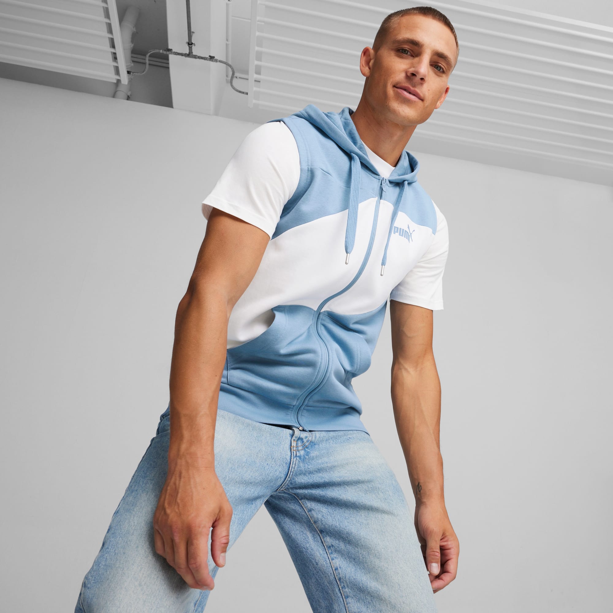PUMA POWER Men s Sleeveless Hoodie