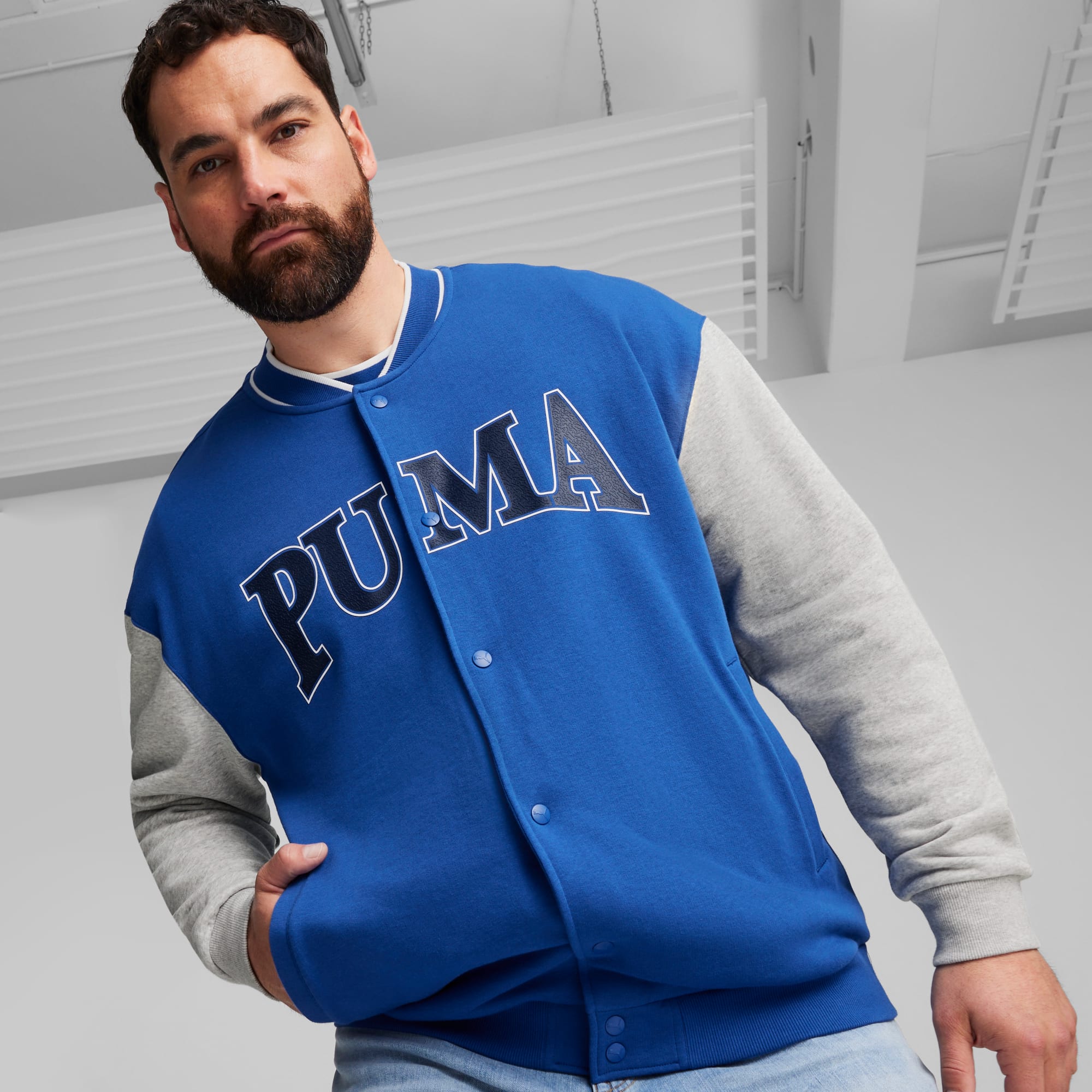 Puma pullover jacket sales