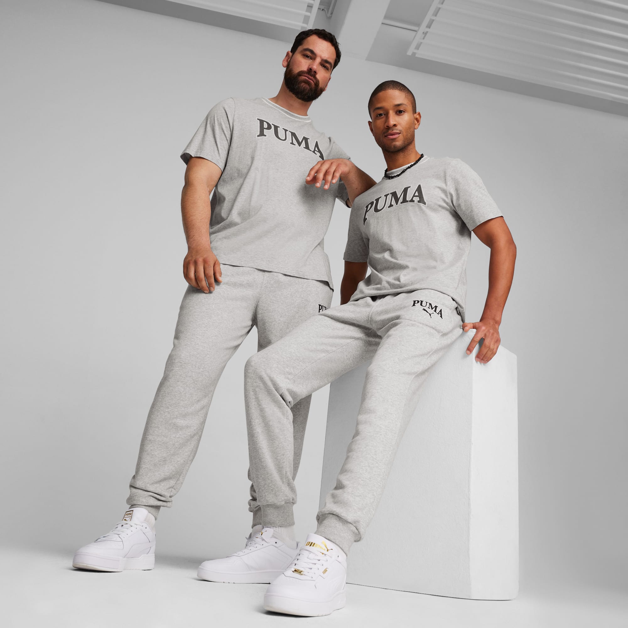 Gray puma store tracksuit