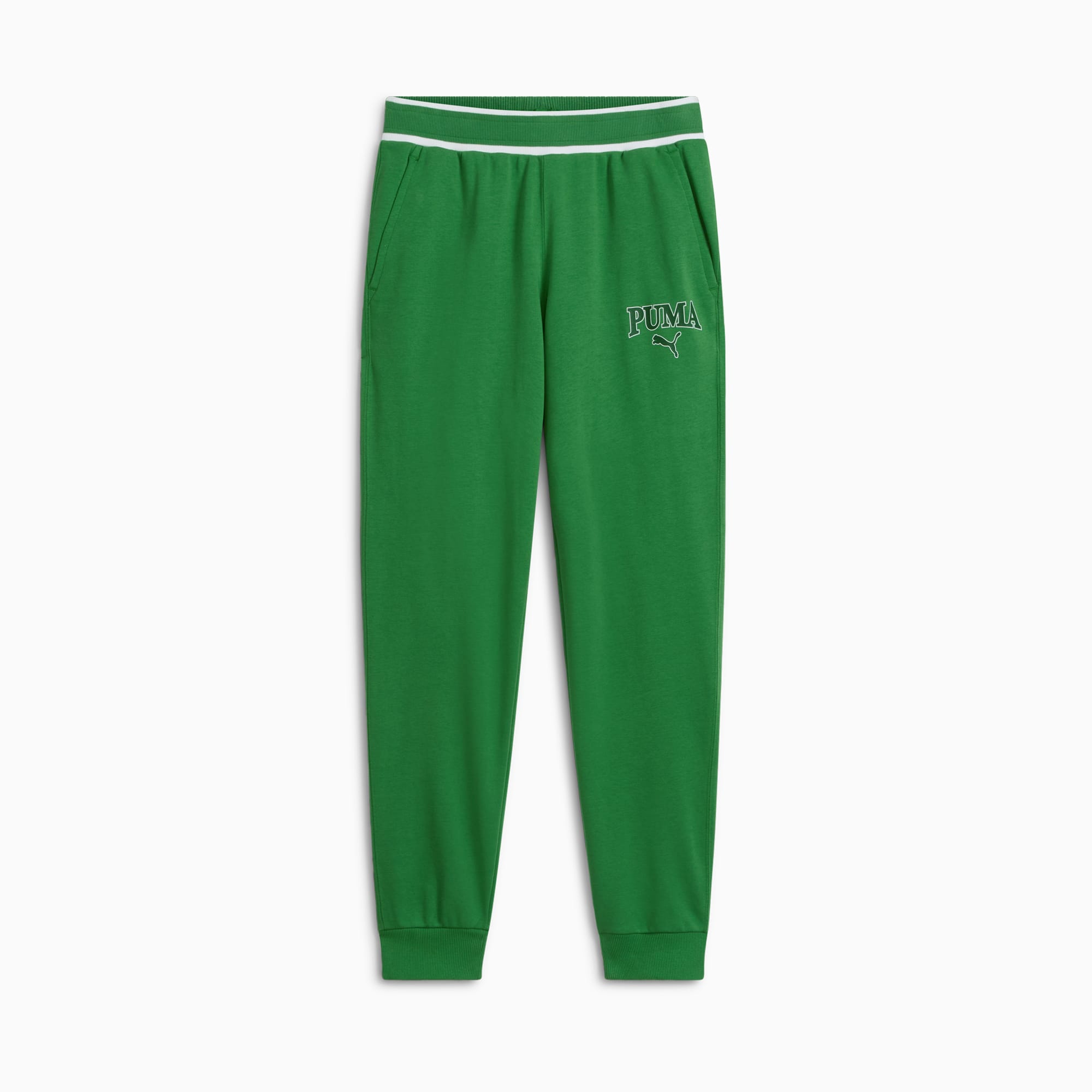 Green puma sweatpants sale