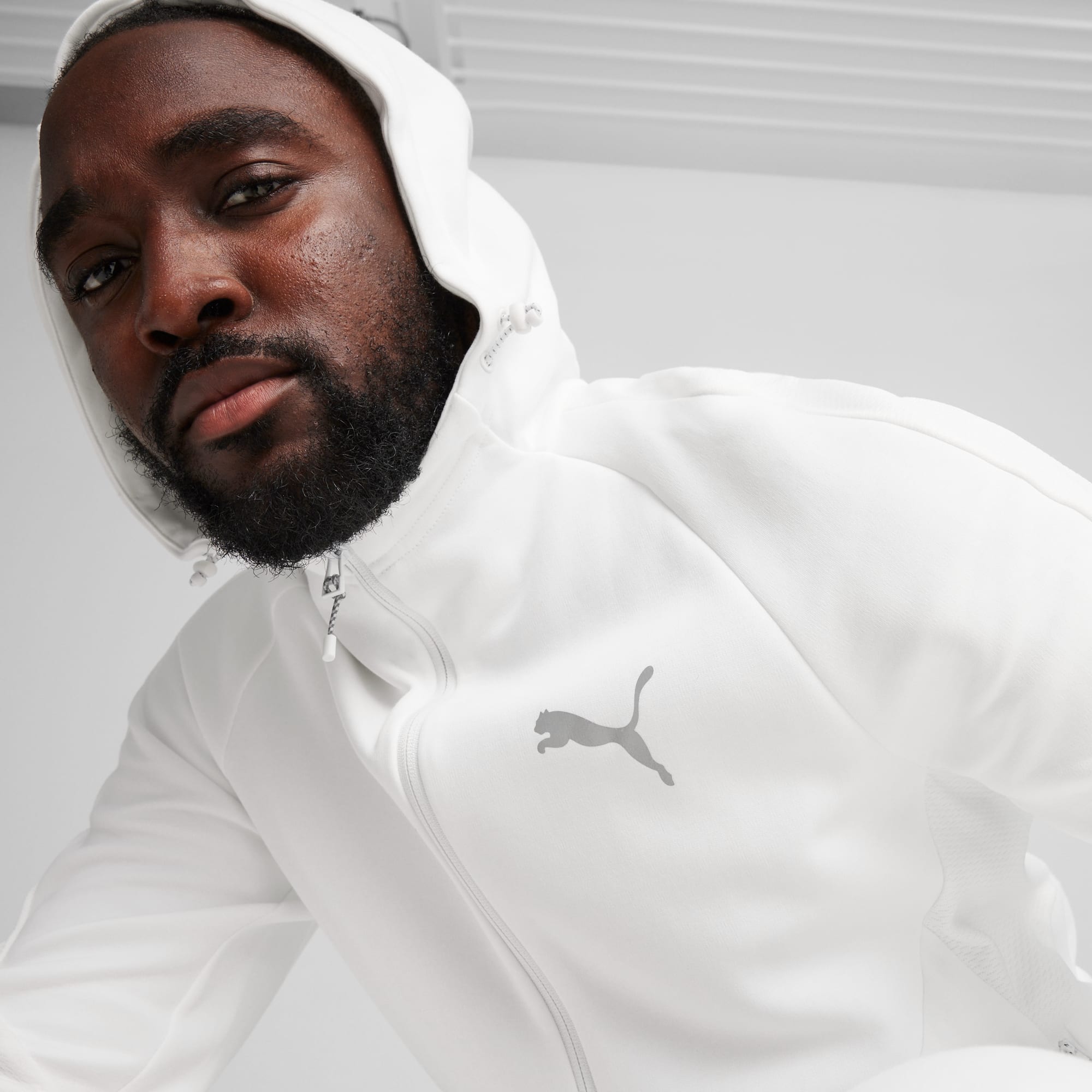 Puma men's evostripe full zip sale hoodie