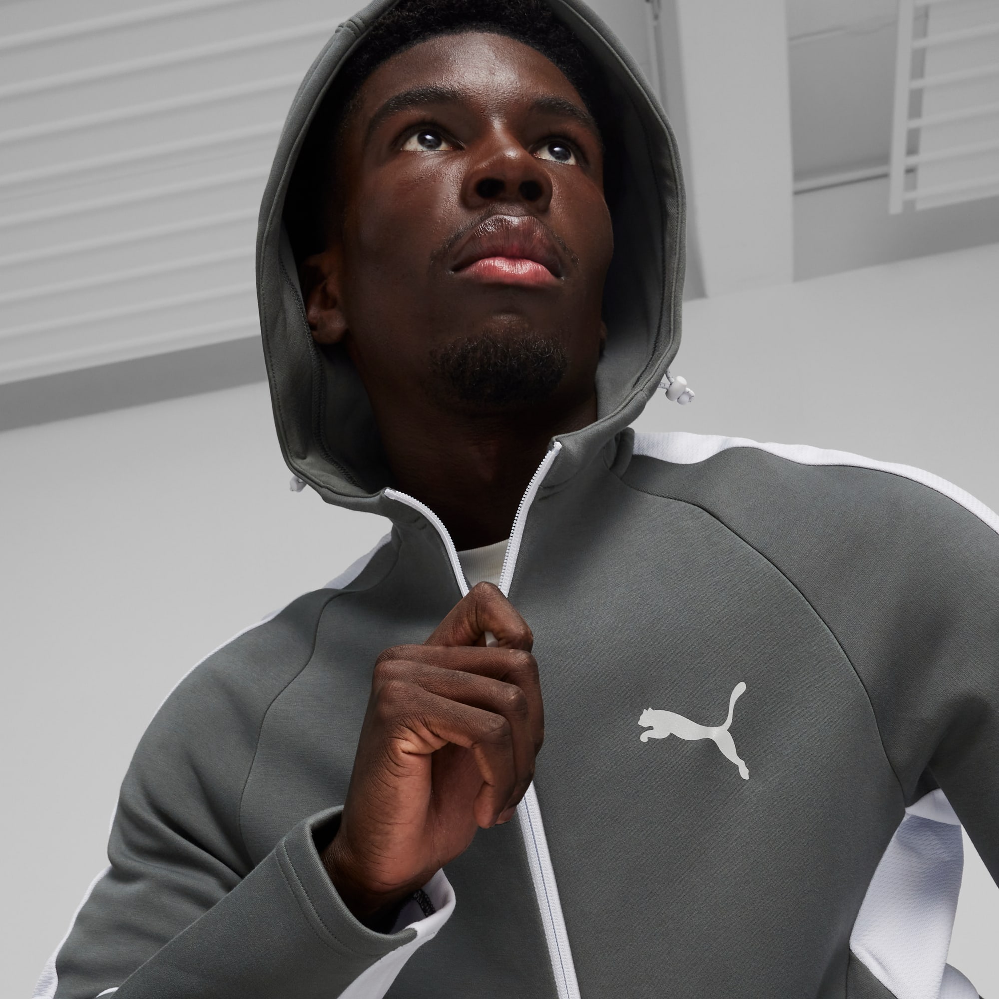 Puma evostripe hoodie mens top
