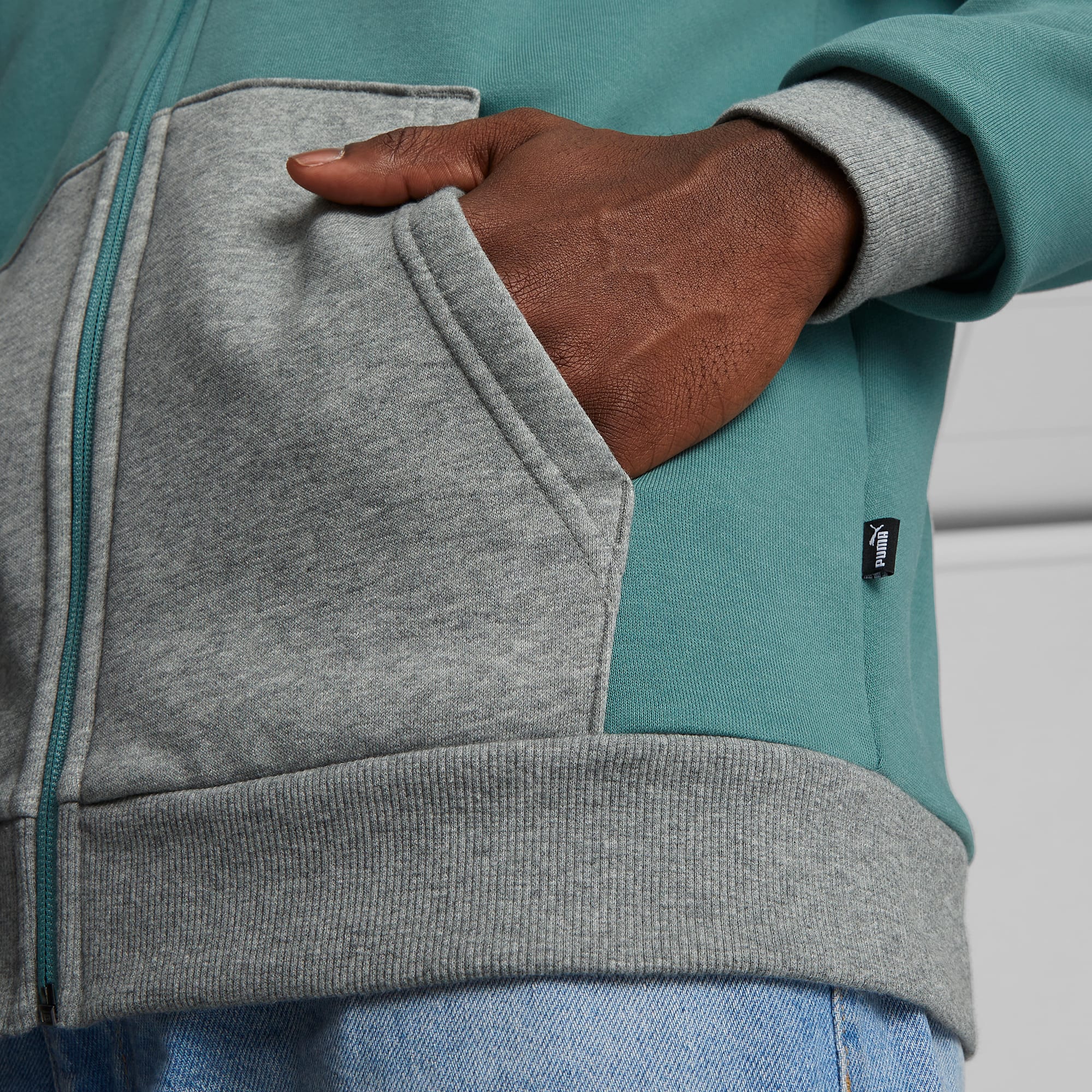 Puma full sleeve colorblock men's sweatshirt clearance