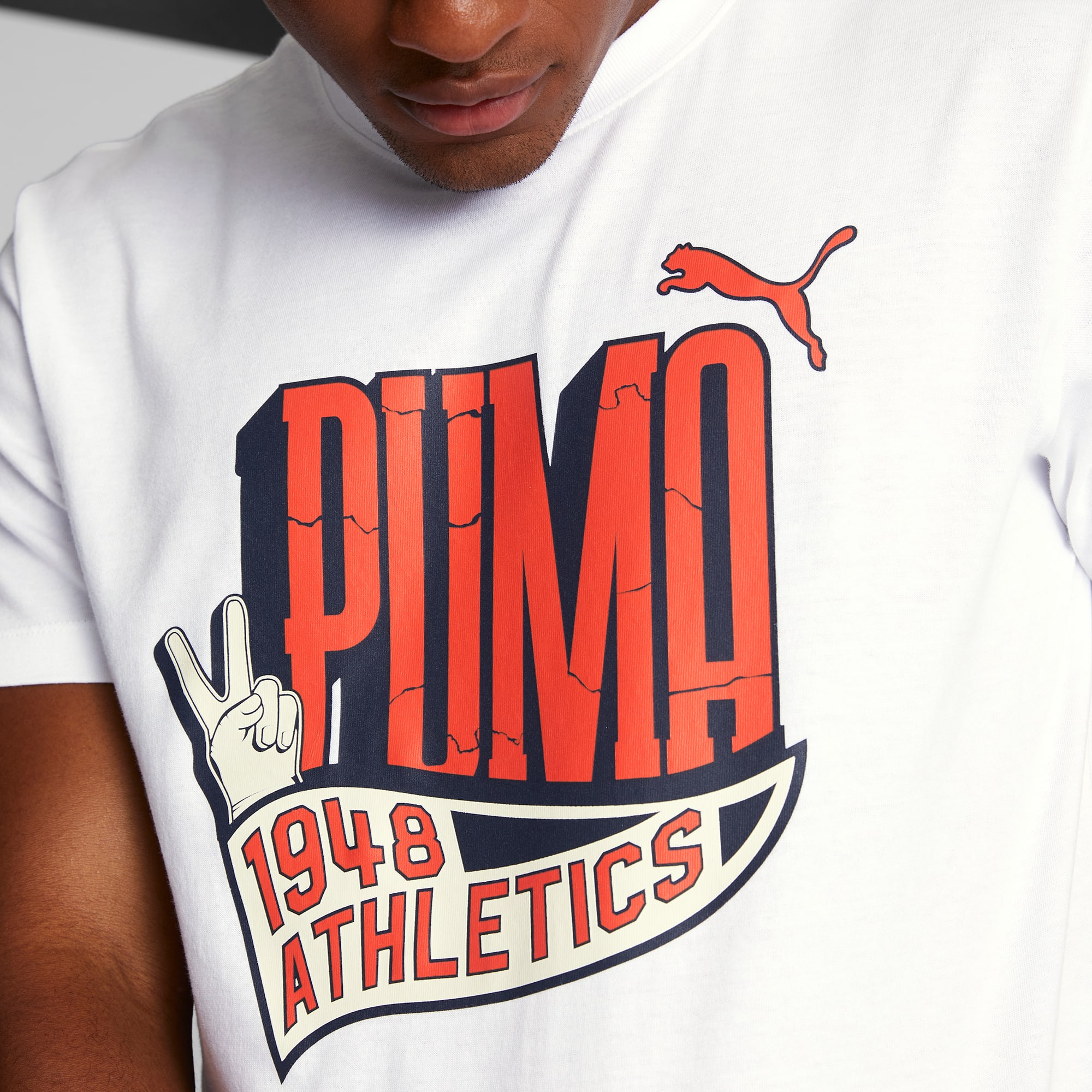 Camiseta Puma Brand Graphic Rojo