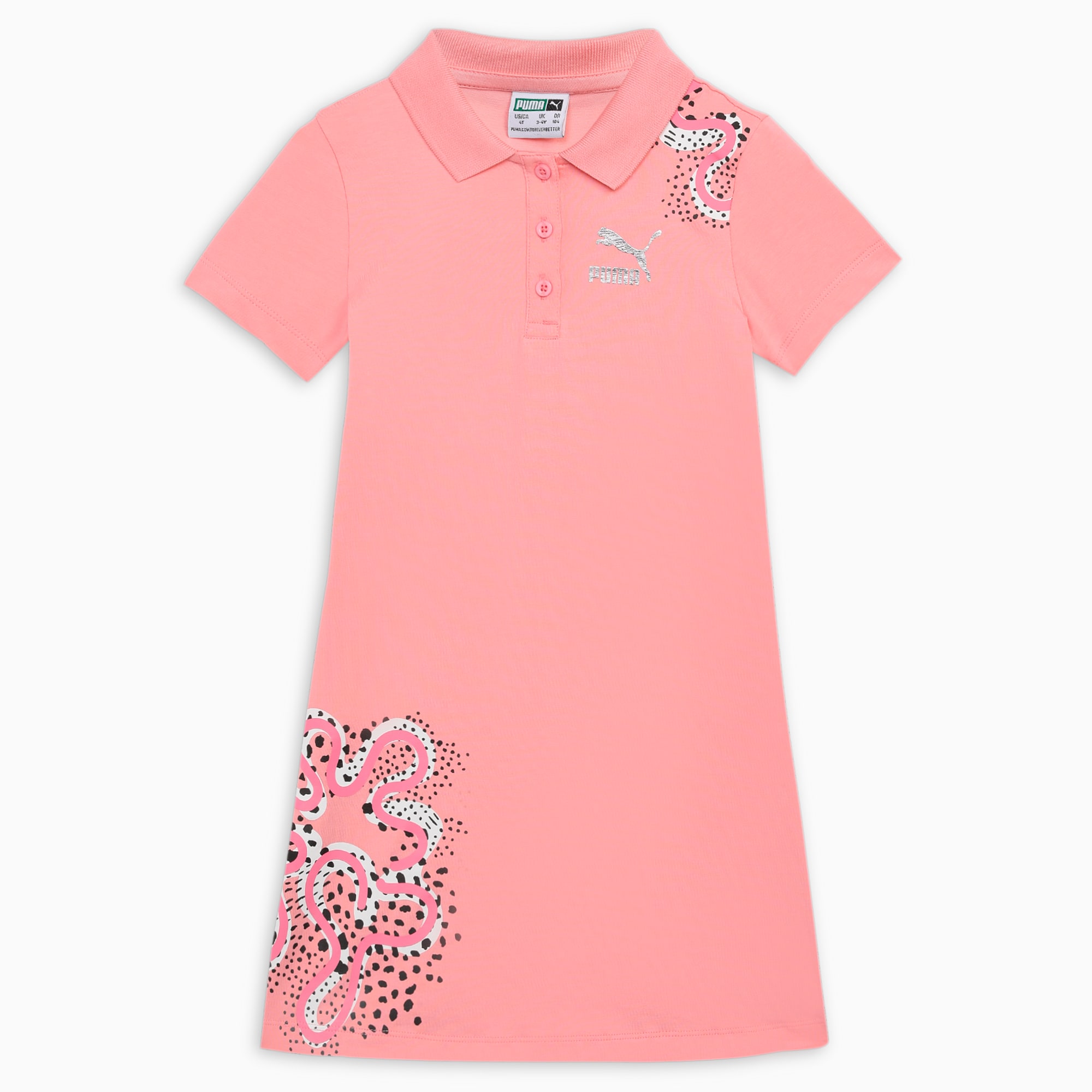 Flower Graphic Kid s Polo Dress PUMA