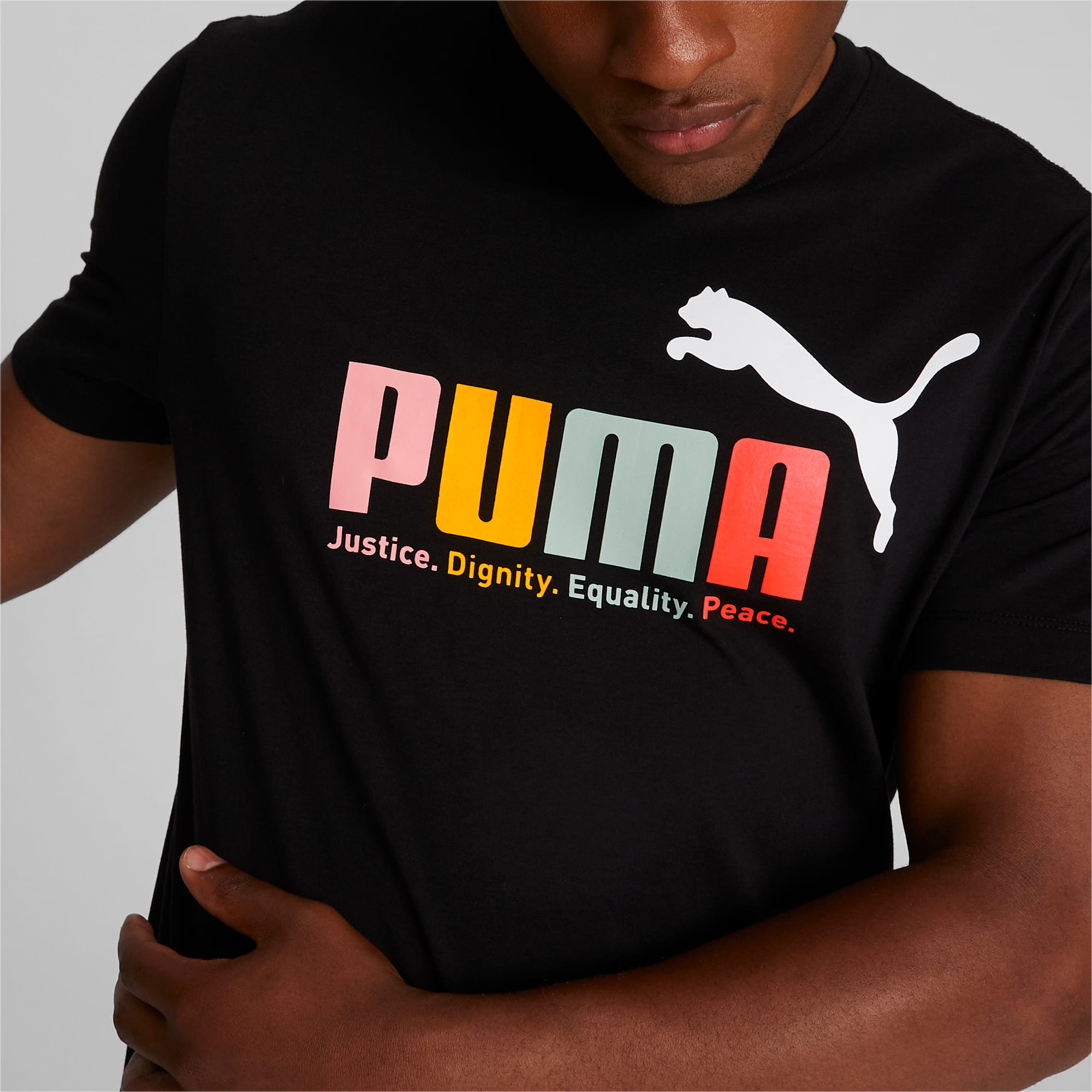 Essentials+ Men's Multicolor Tee | PUMA