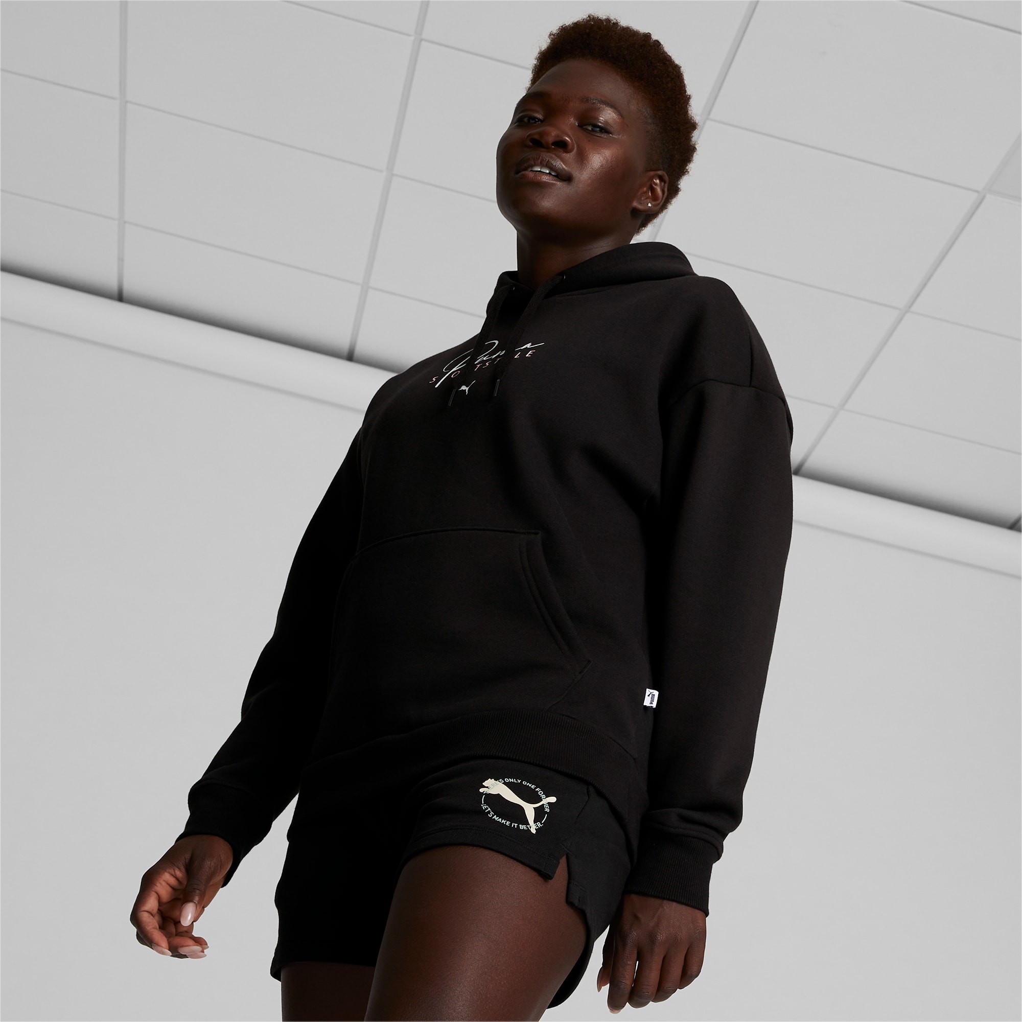 PUMA Sportstyle Script Women s Hoodie