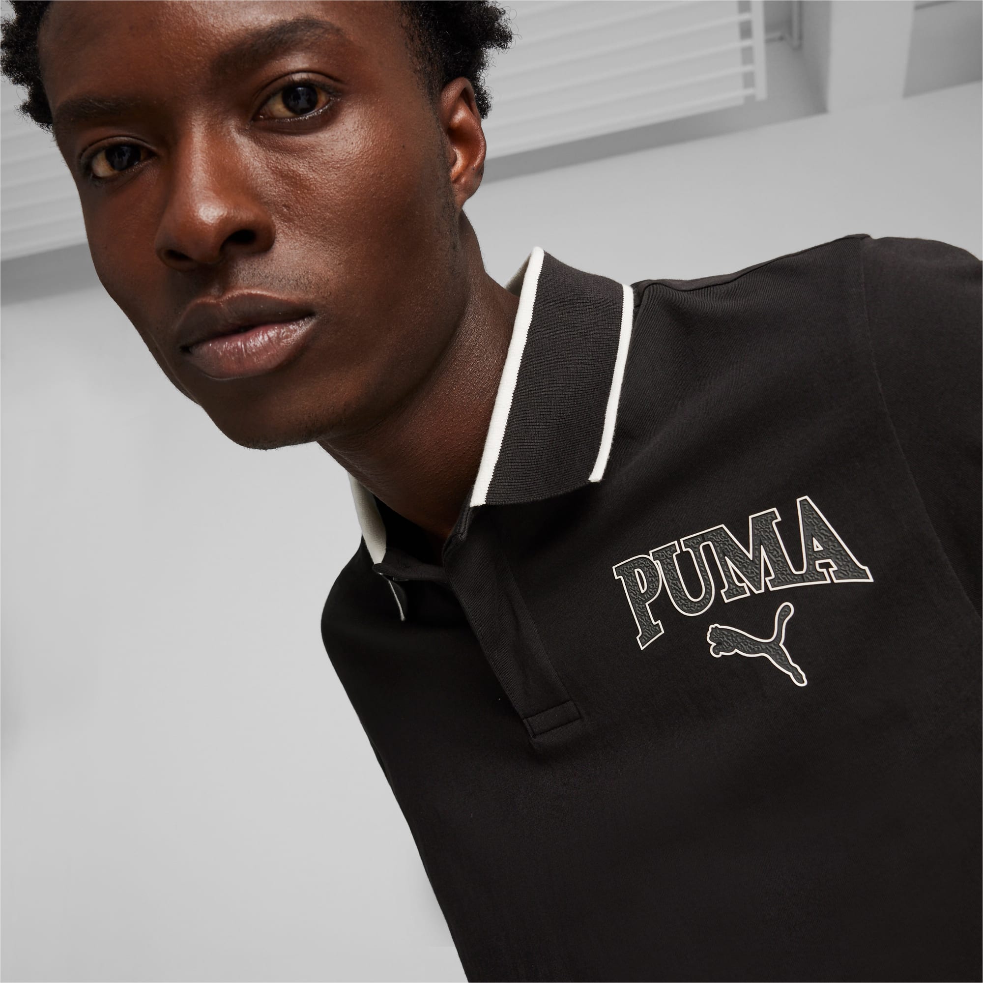 PUMA SQUAD Men s Polo PUMA Black PUMA Shoes PUMA