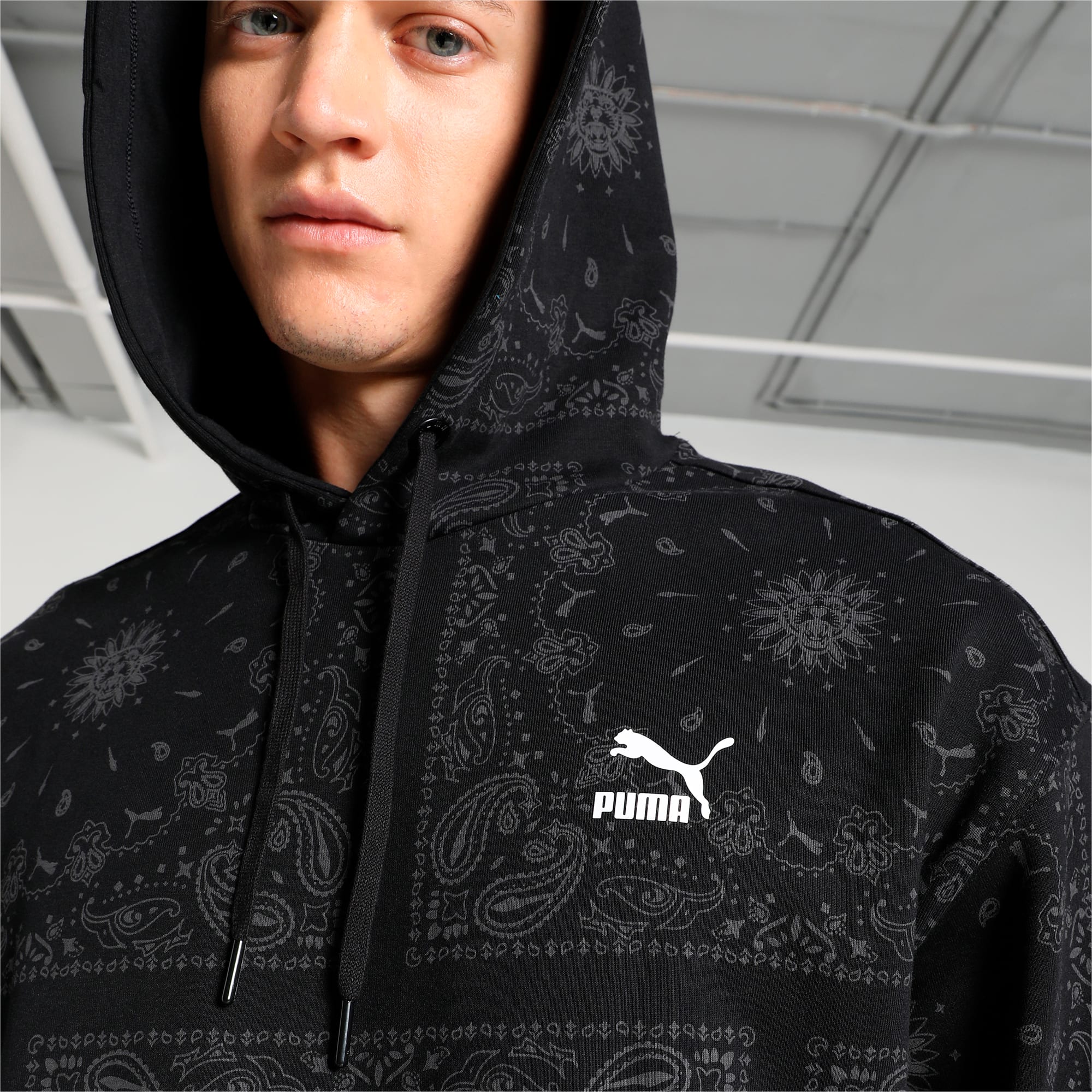 Paisley print hoodie deals