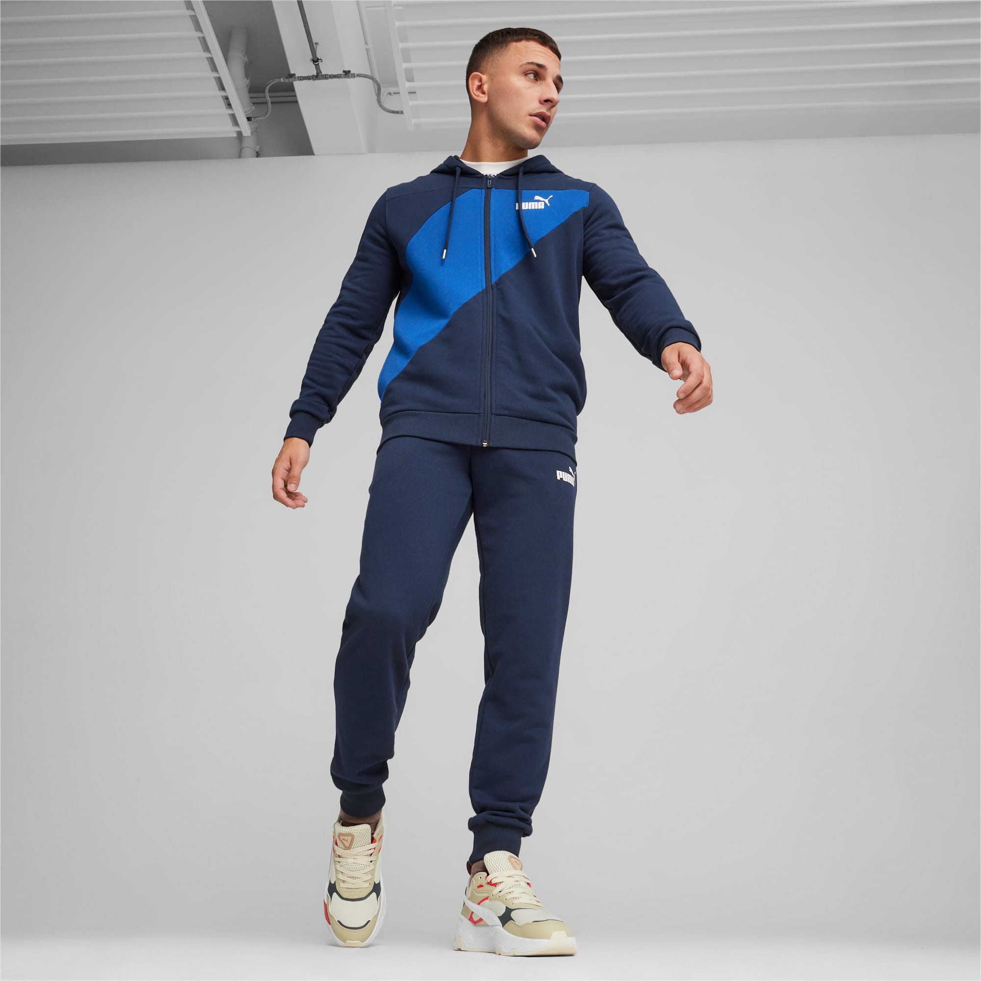 Puma tracksuit outlet navy blue