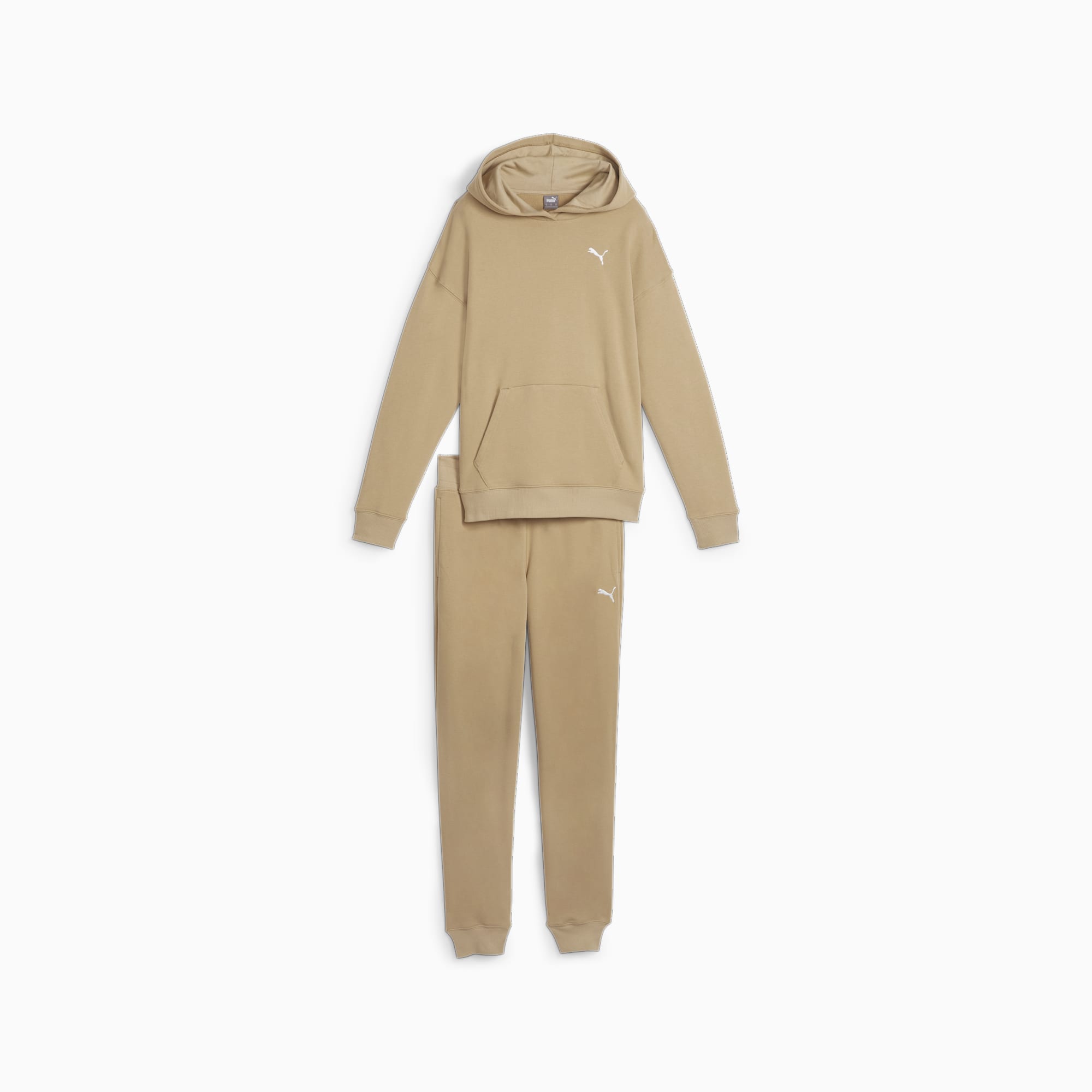 Khaki puma tracksuit top womens