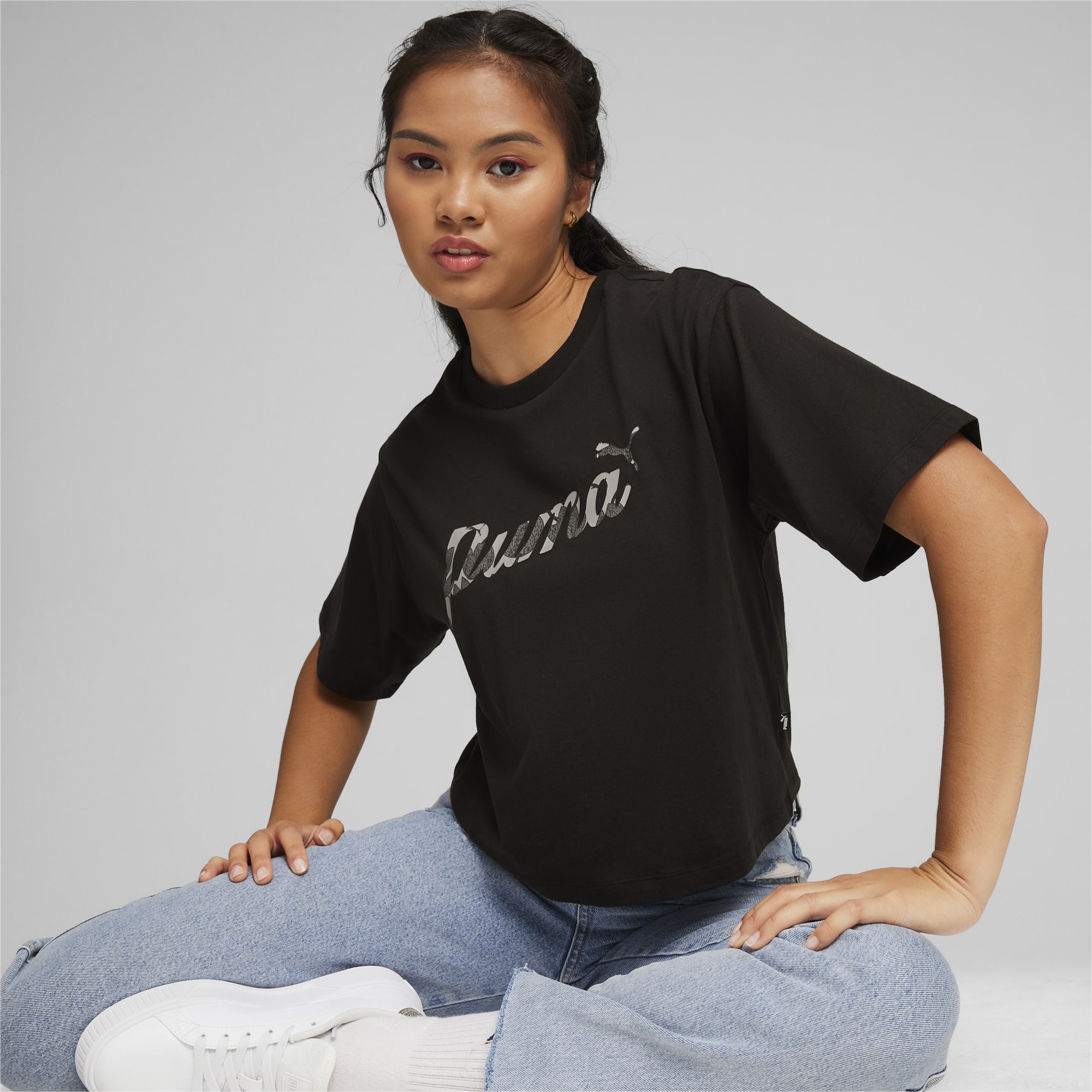 Camiseta corta mujer store