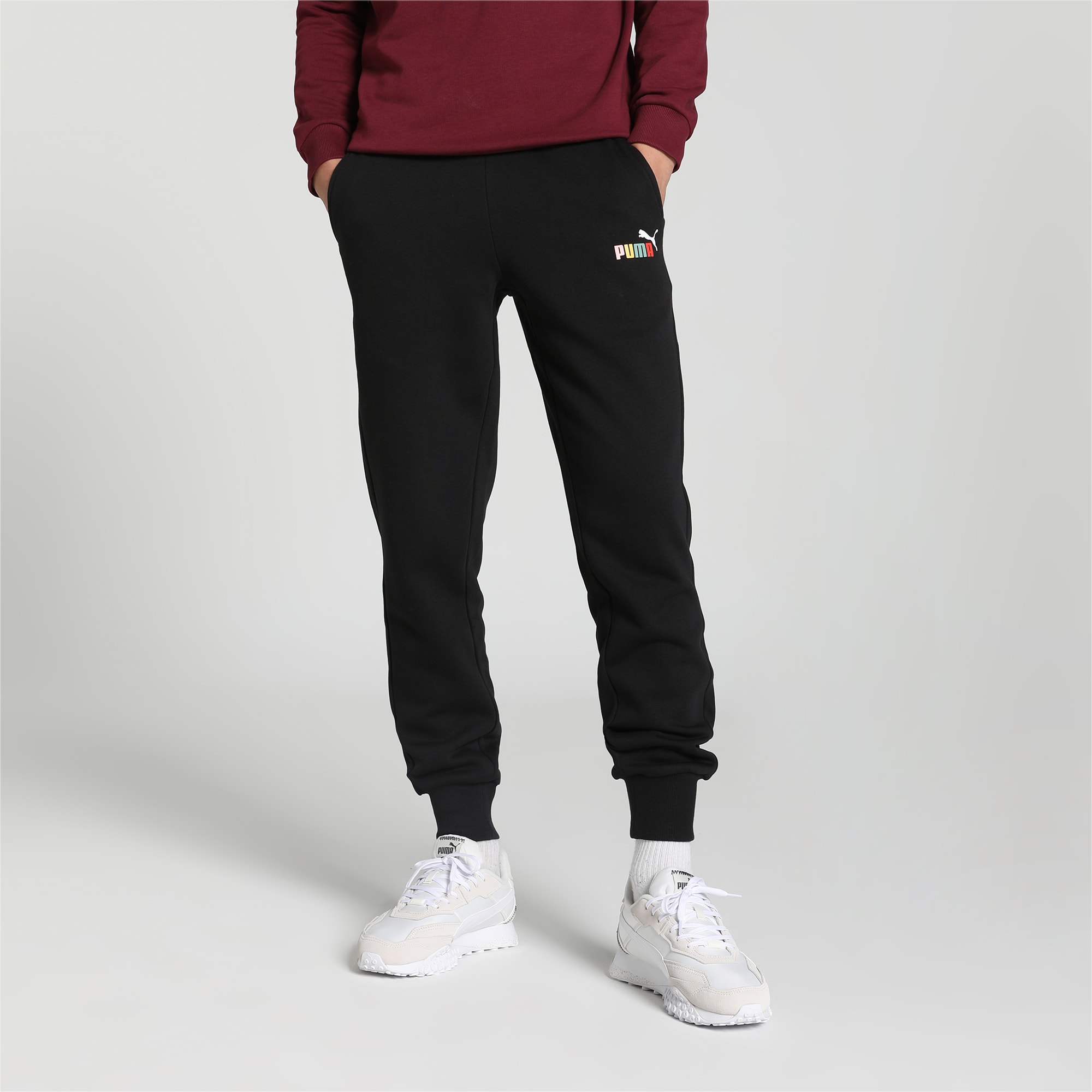 Multicolor Logo Men s Sweat Pants PUMA