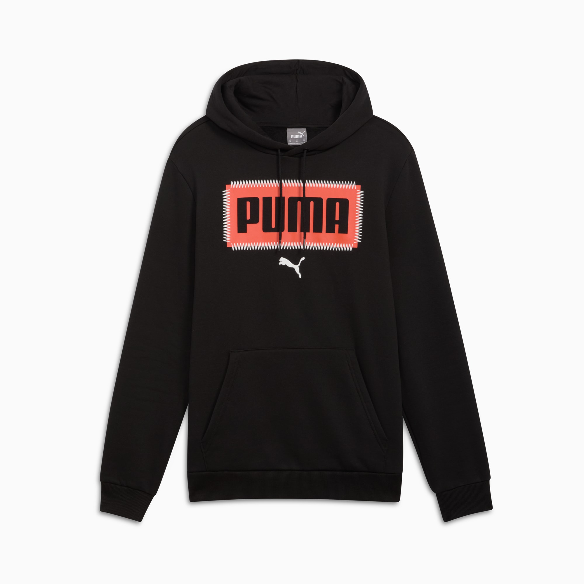 Stitched Logo Men s Hoodie PUMA