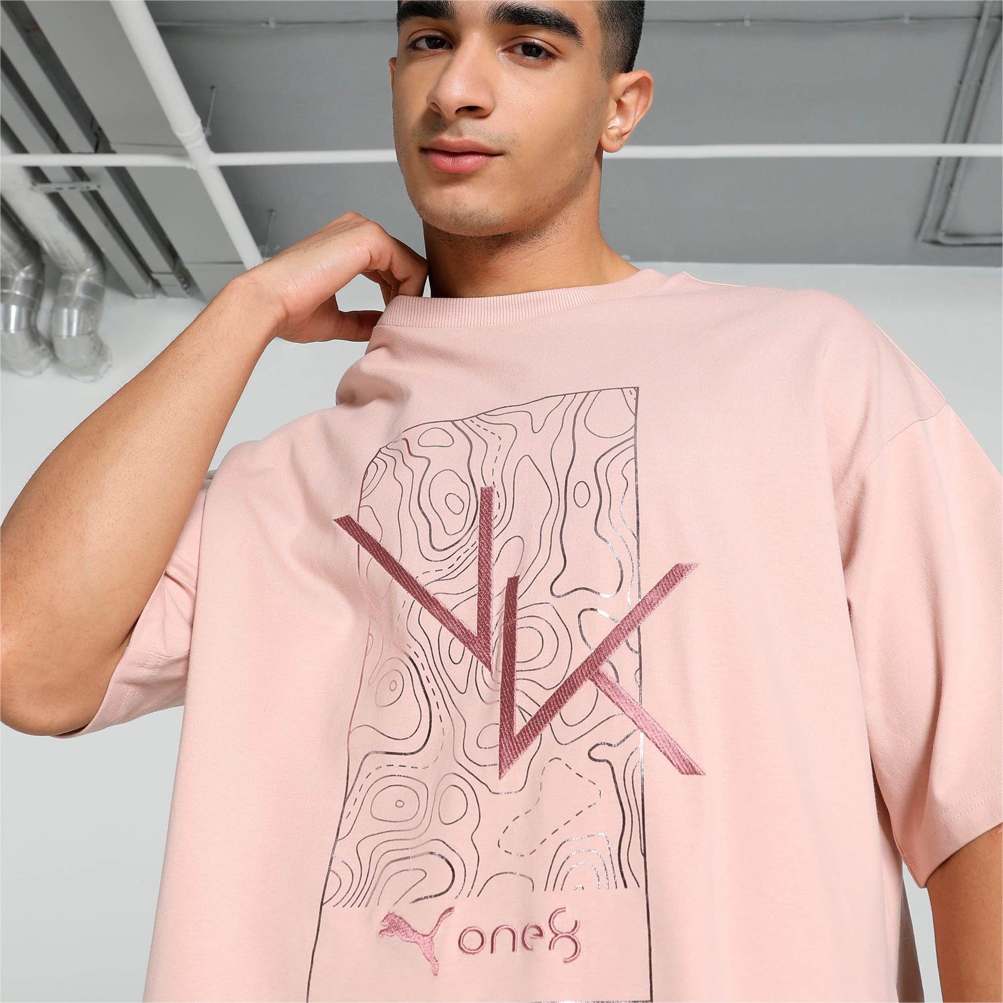 PUMA x one8 Men s Signature Oversized T shirt PUMA
