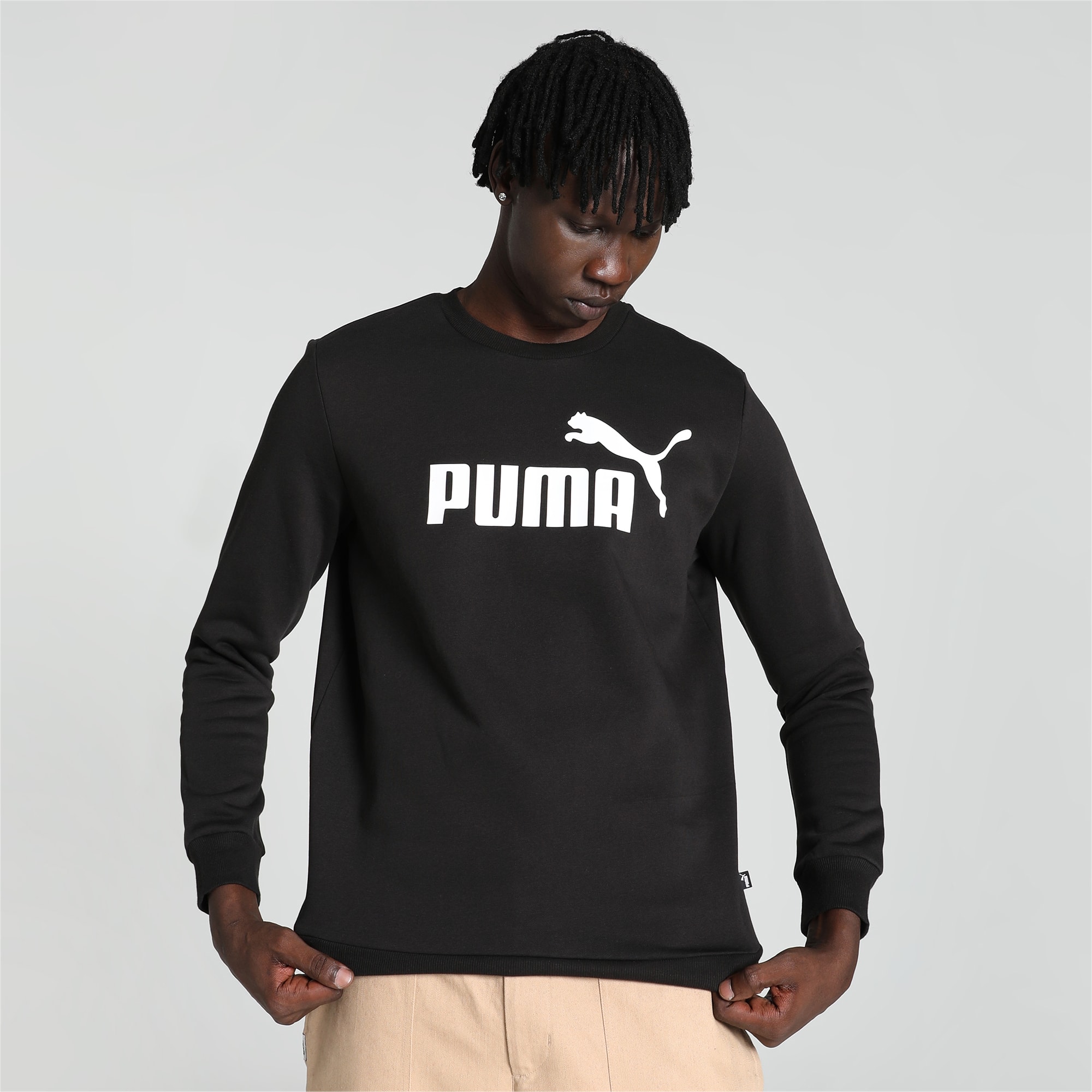 Big Logo Men's Crew-Neck Sweatshirt | PUMA