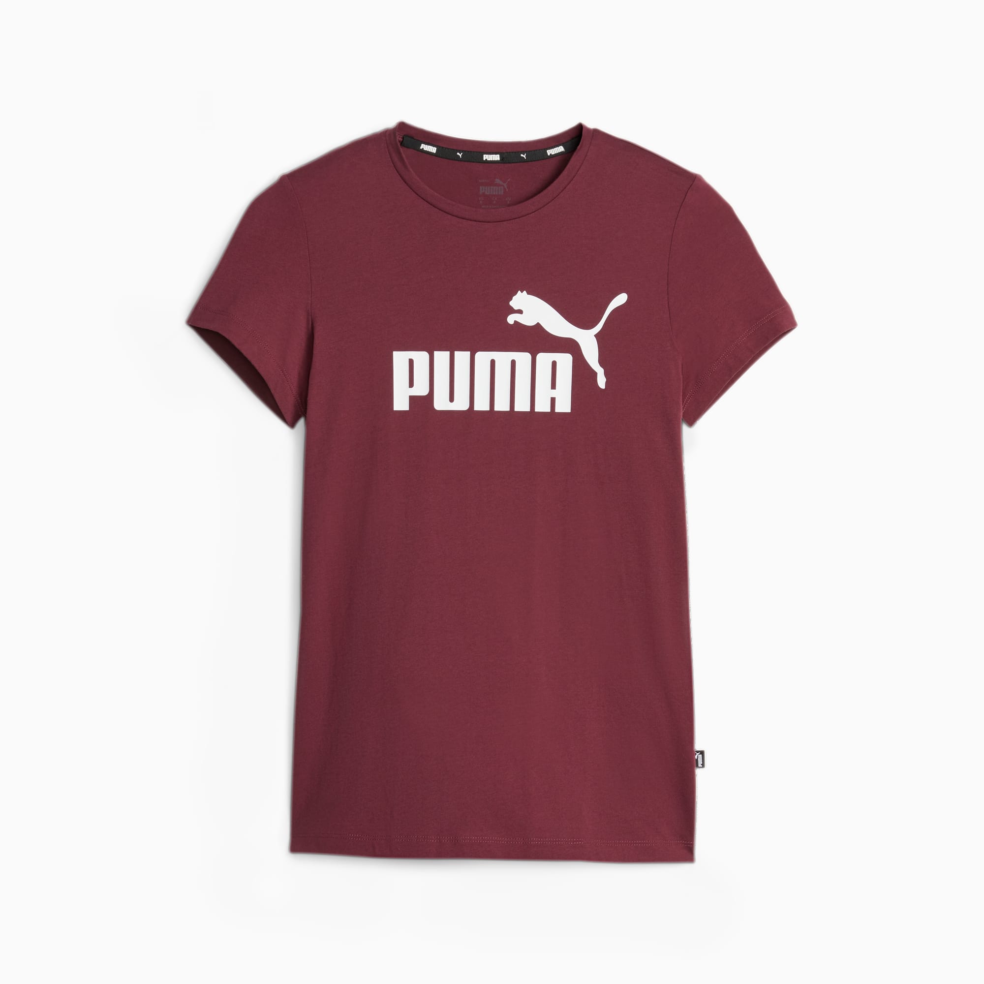 Essentials Logo Women s Tee Dark Jasper PUMA SHOP ALL PUMA PUMA