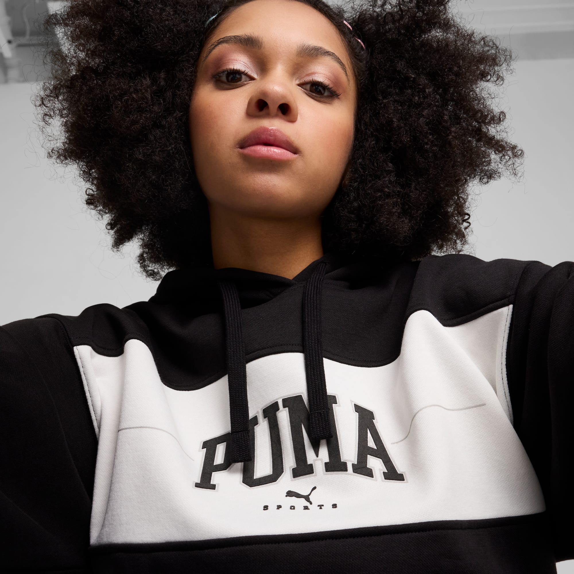 Felpa con cappuccio a tutta lunghezza PUMA SQUAD da donna PUMA