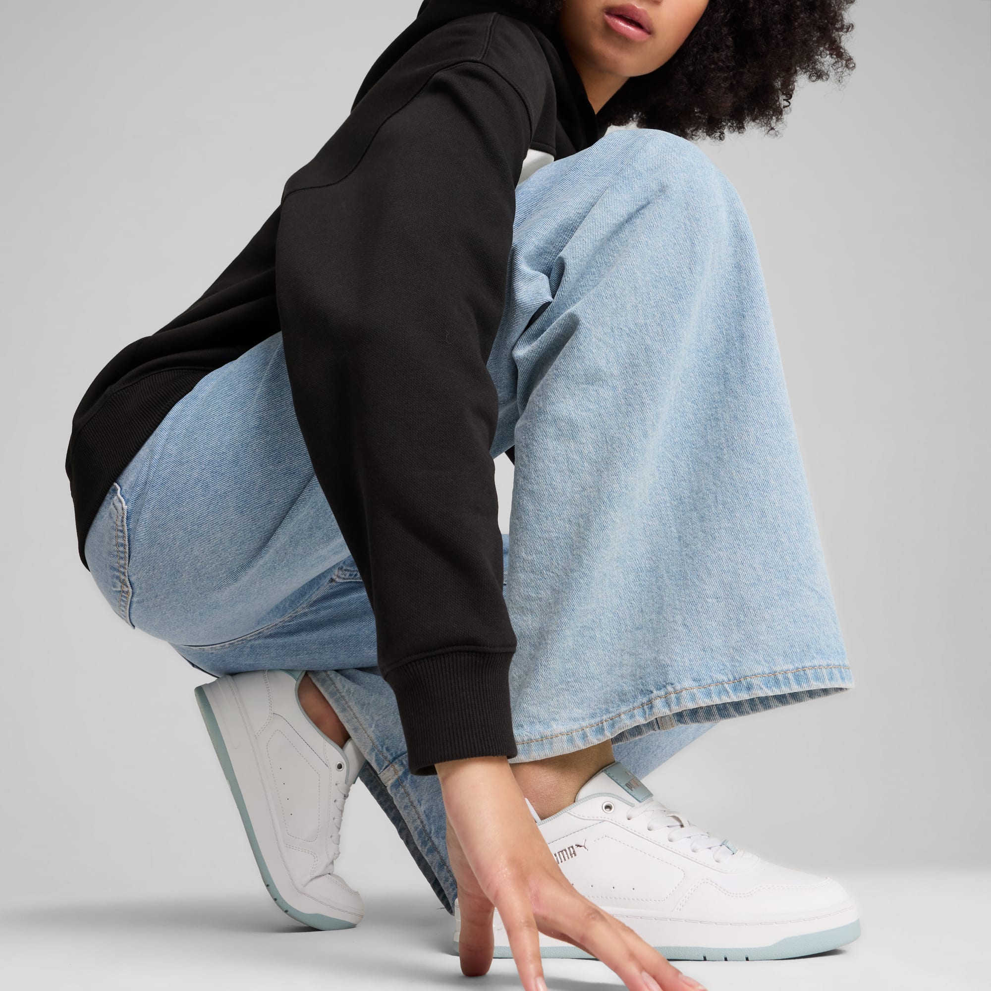 Felpa con cappuccio a tutta lunghezza PUMA SQUAD da donna PUMA