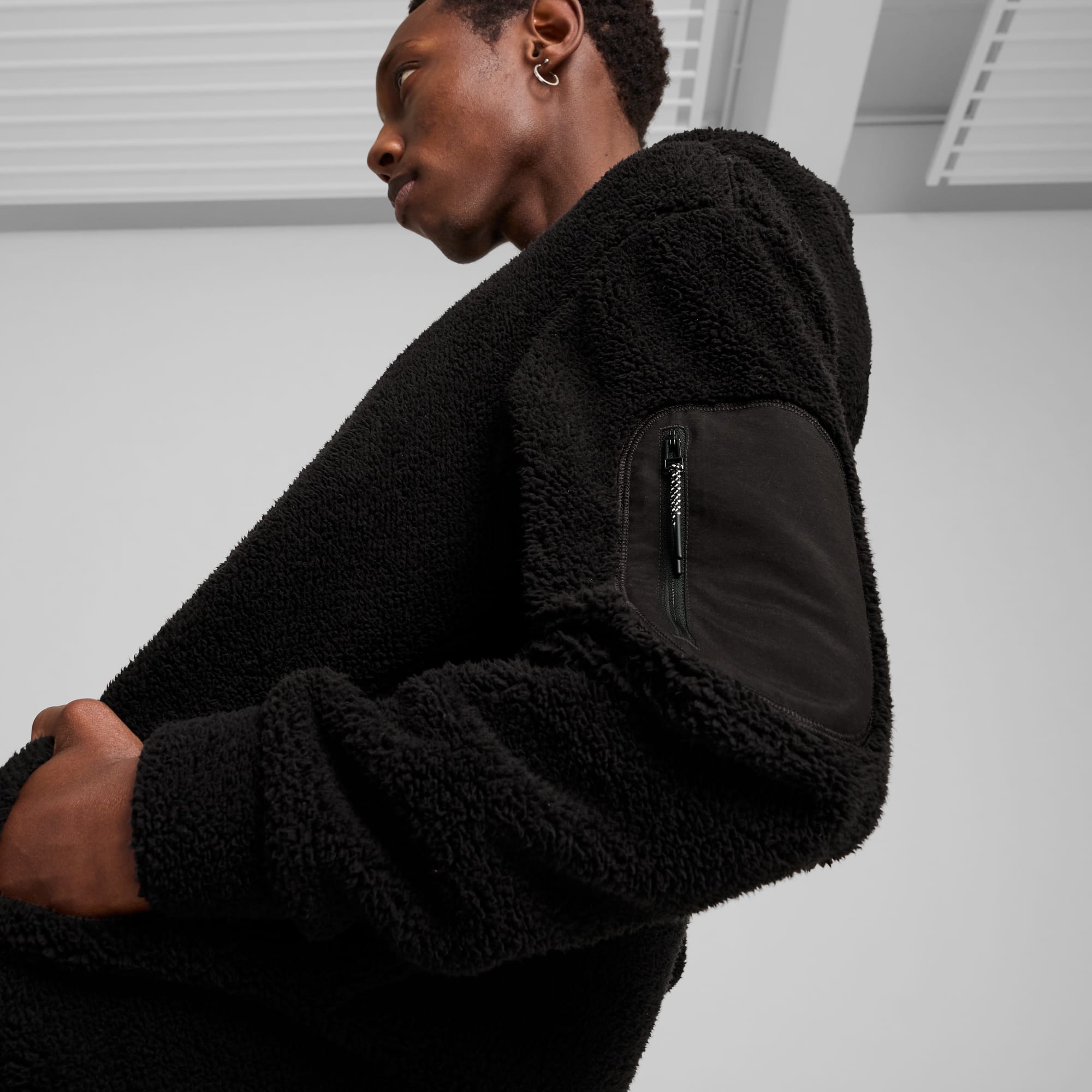 Puma sherpa oversized hoodie 2025