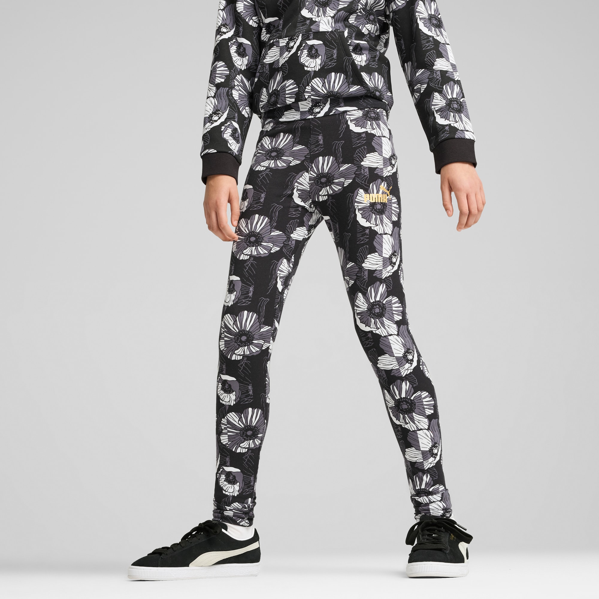 Essentials+ CLASS ACT Leggings Youth, PUMA Black, large-SEA