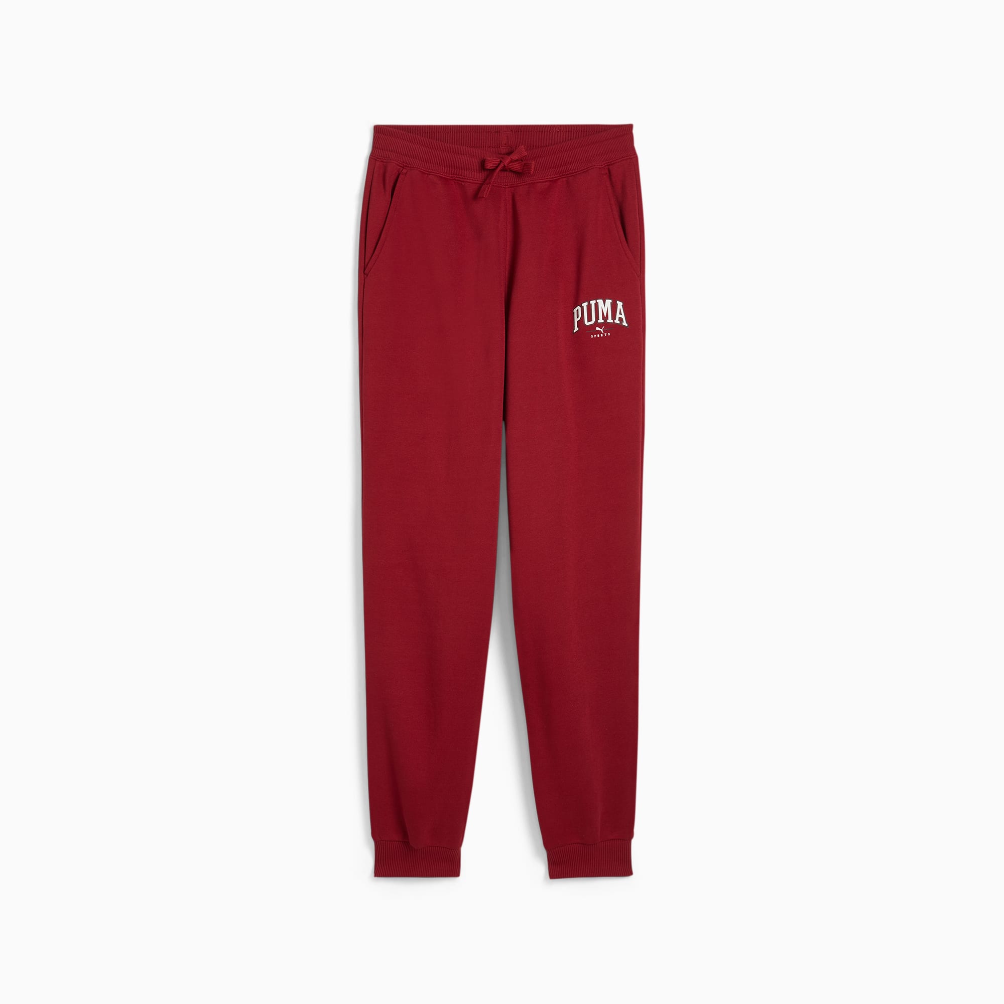 Puma red sweatpants on sale
