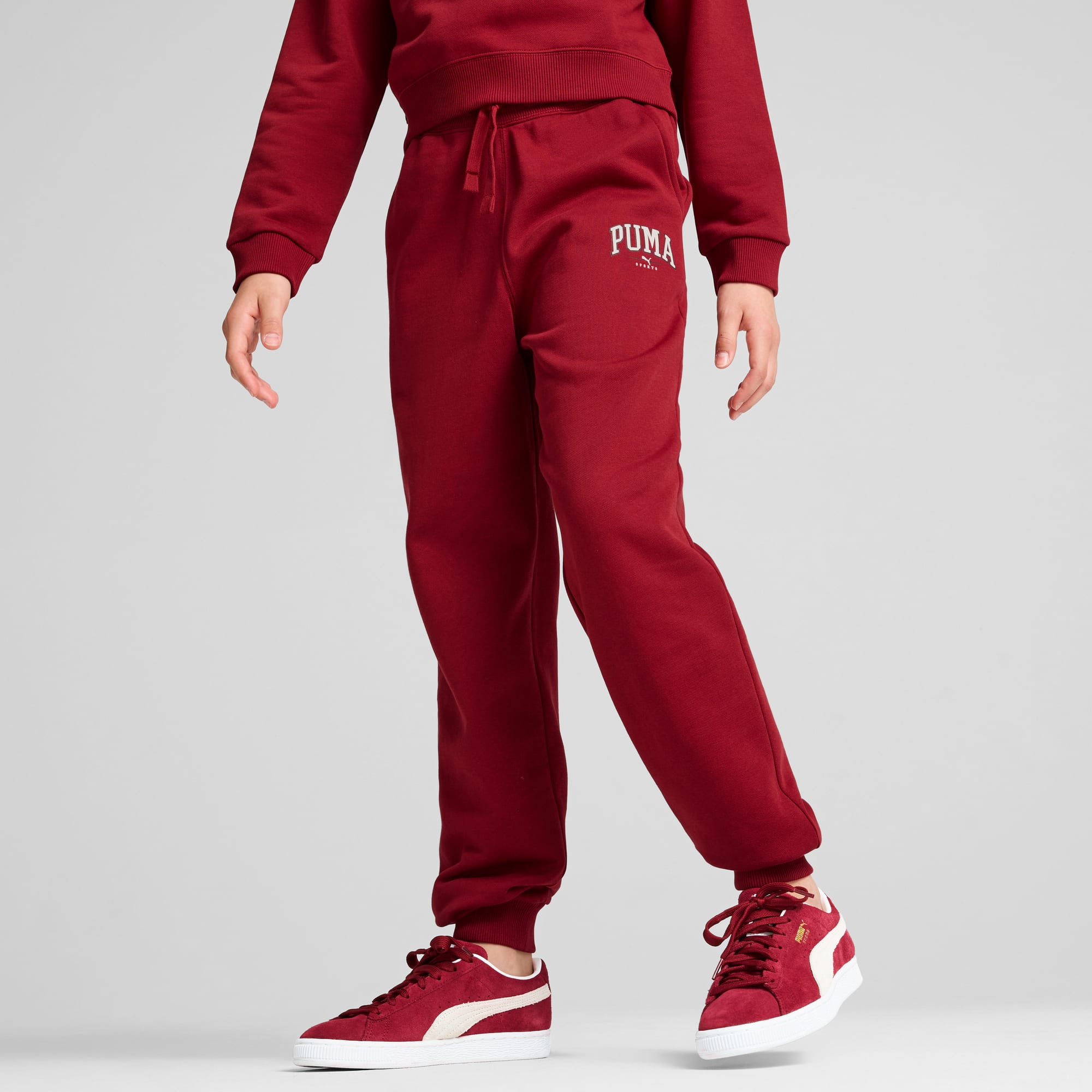 Girls red sweatpants shop