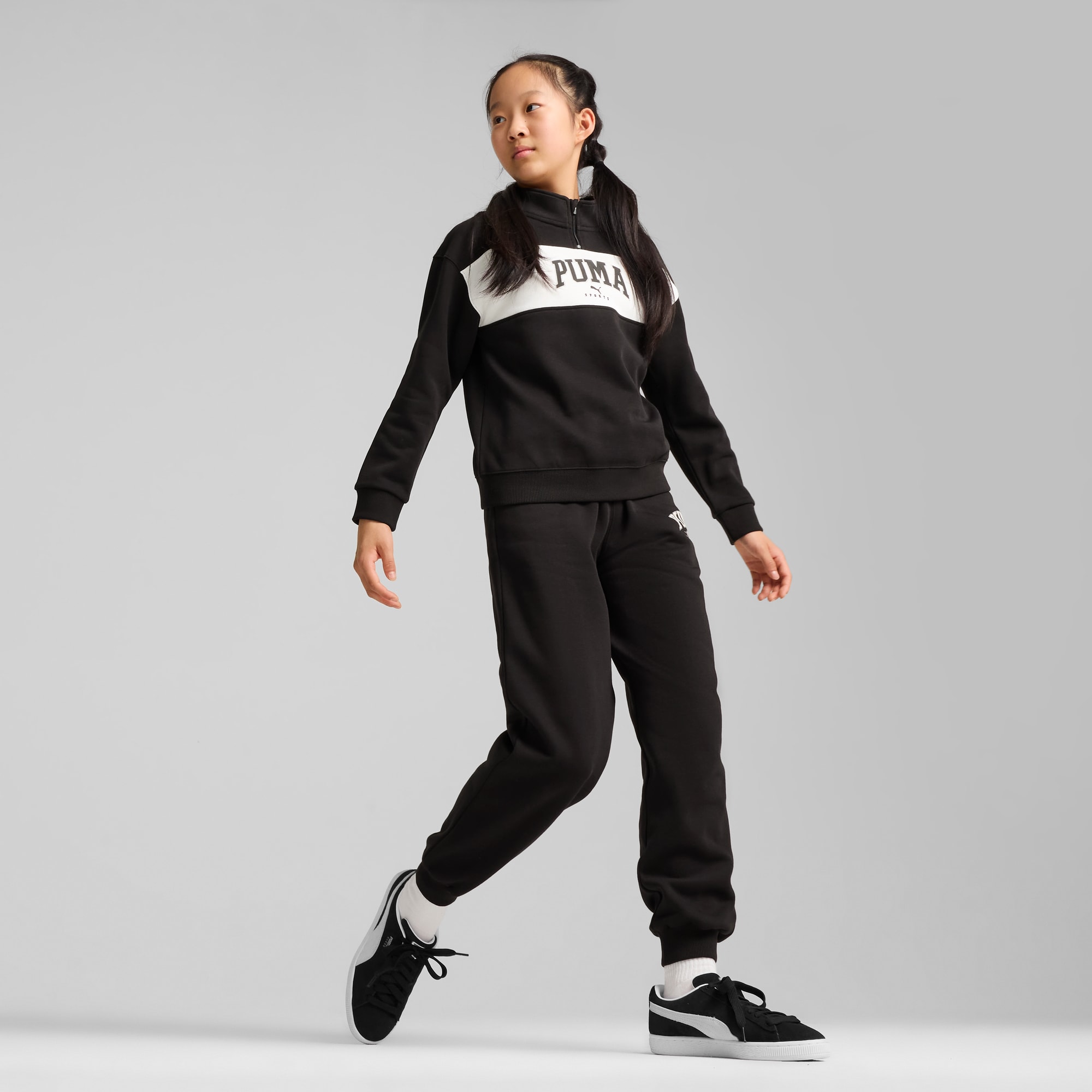 【正規販売店】 PUMA-SQUAD-Big-Kids'-Half-Zip 絵本・児童書