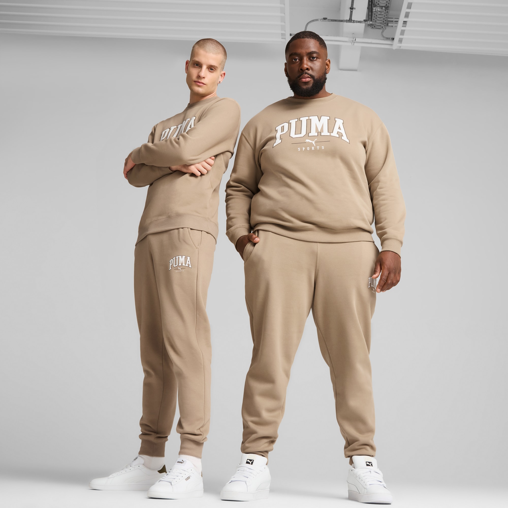 Mens green trem puma joggers