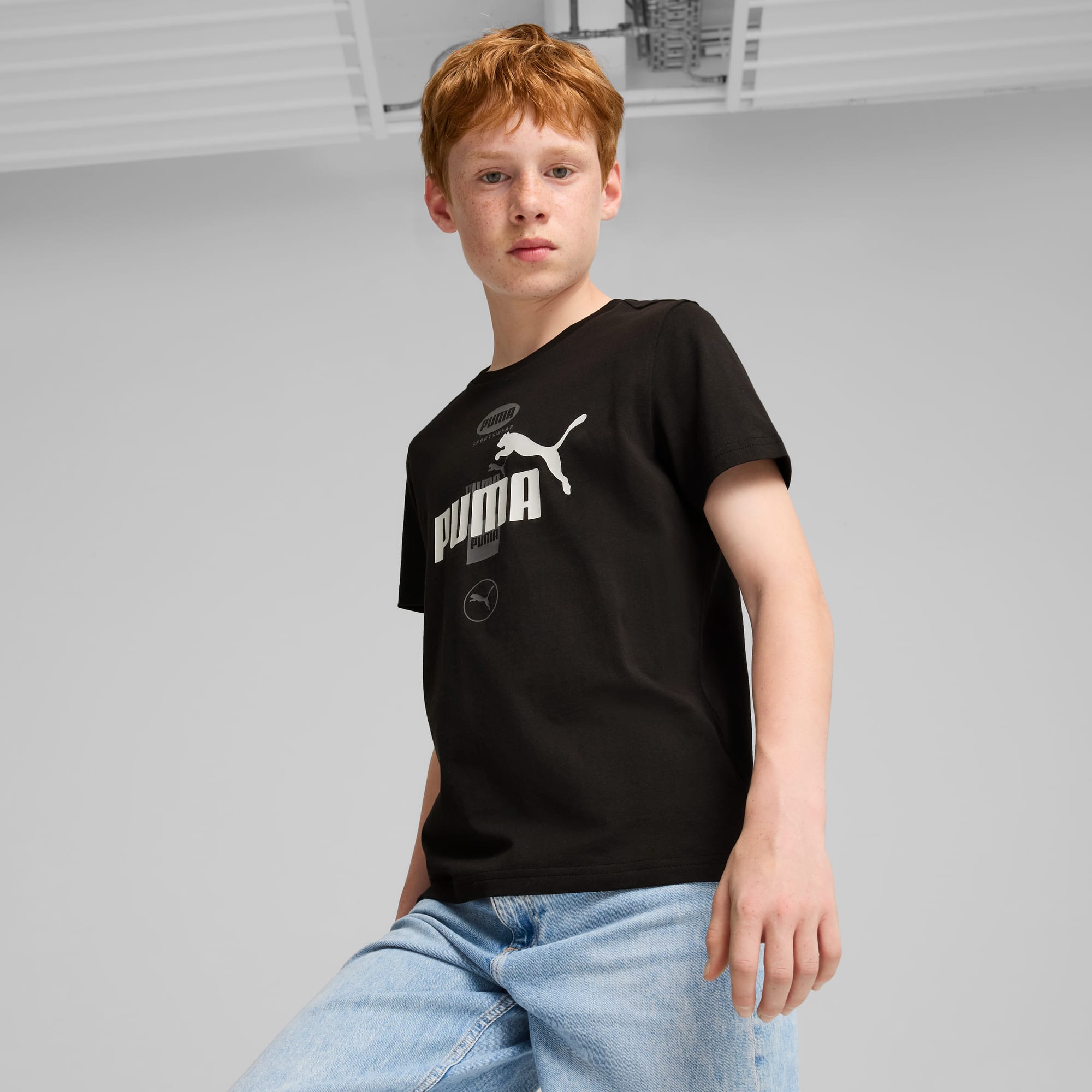T shirt grafica PUMA POWER per ragazzi