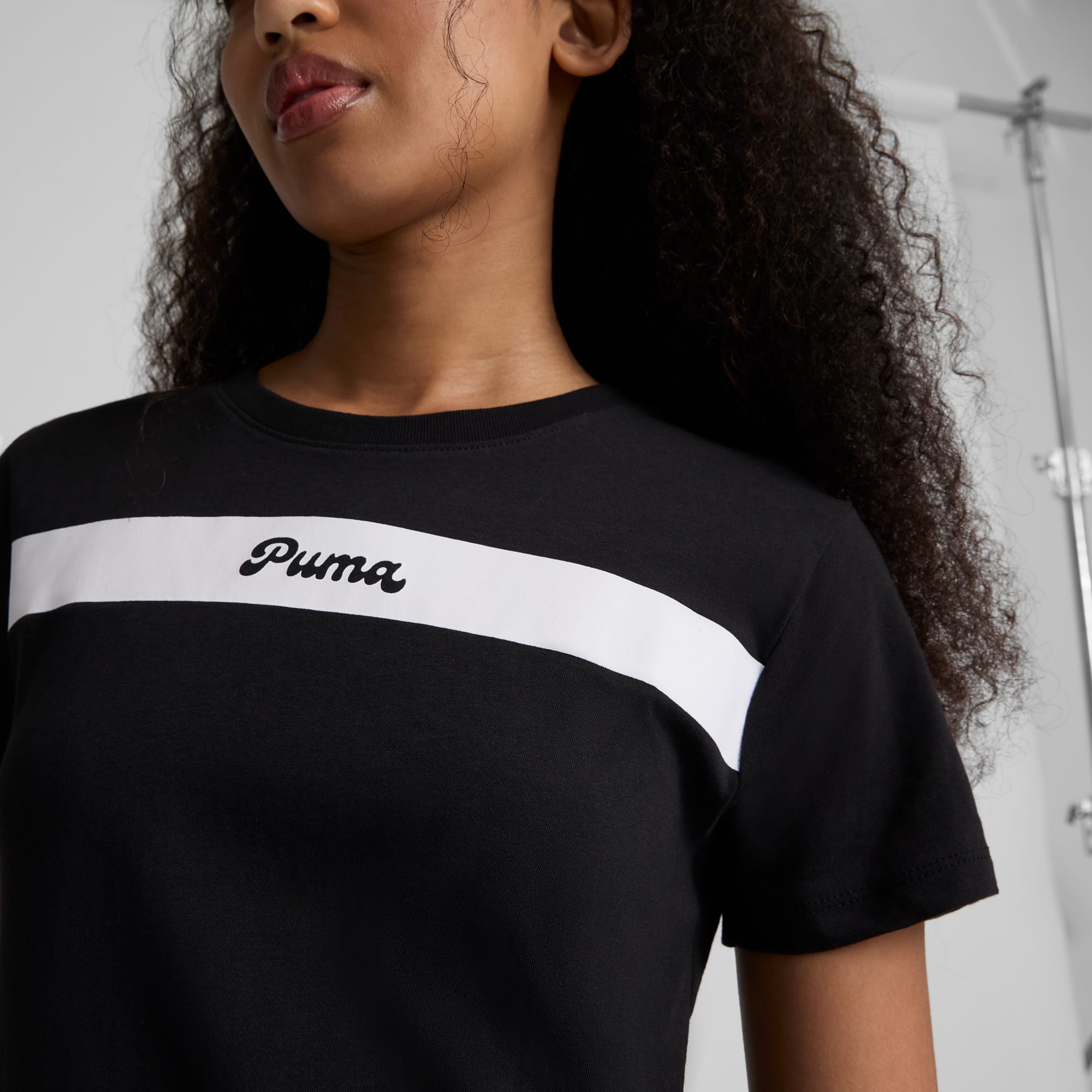 PUMA Upfront Line Logo Women s Tee