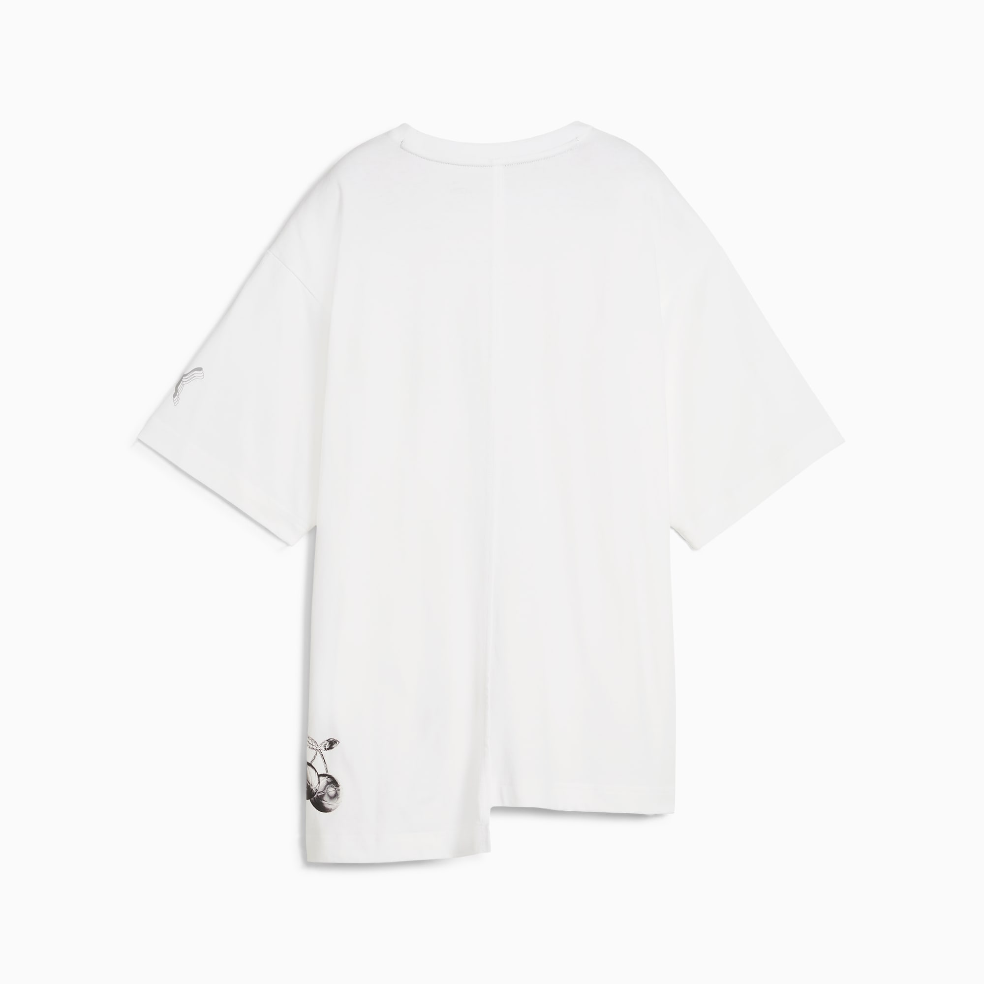 PUMA Women's Cherry On Top Cut and Sew Basketball T-Shirt