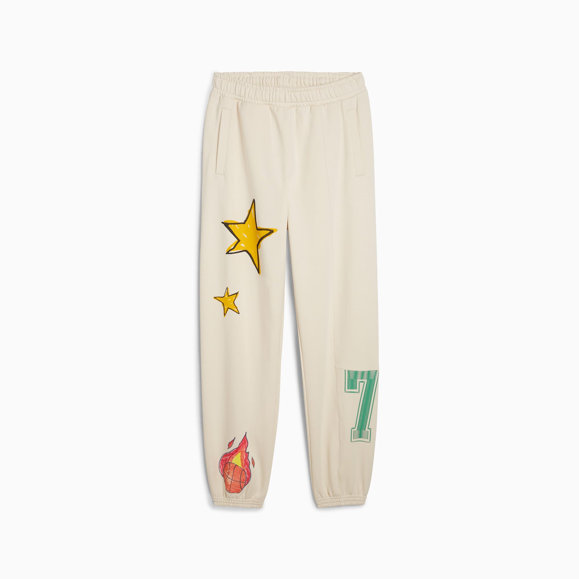 Pantaloni felpati da basket Getting Crafty unisex PUMA