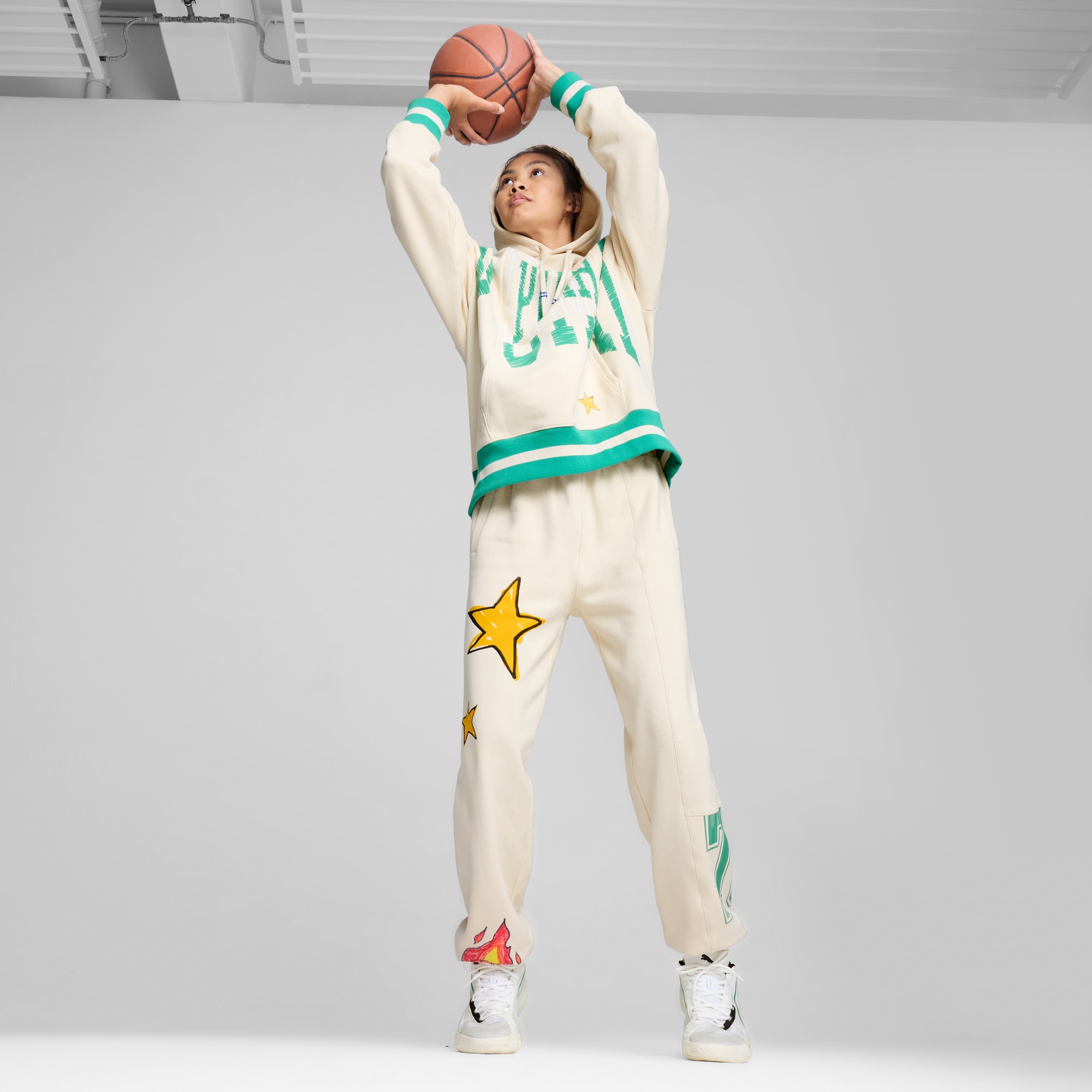 Puma basketball sweatpants discount
