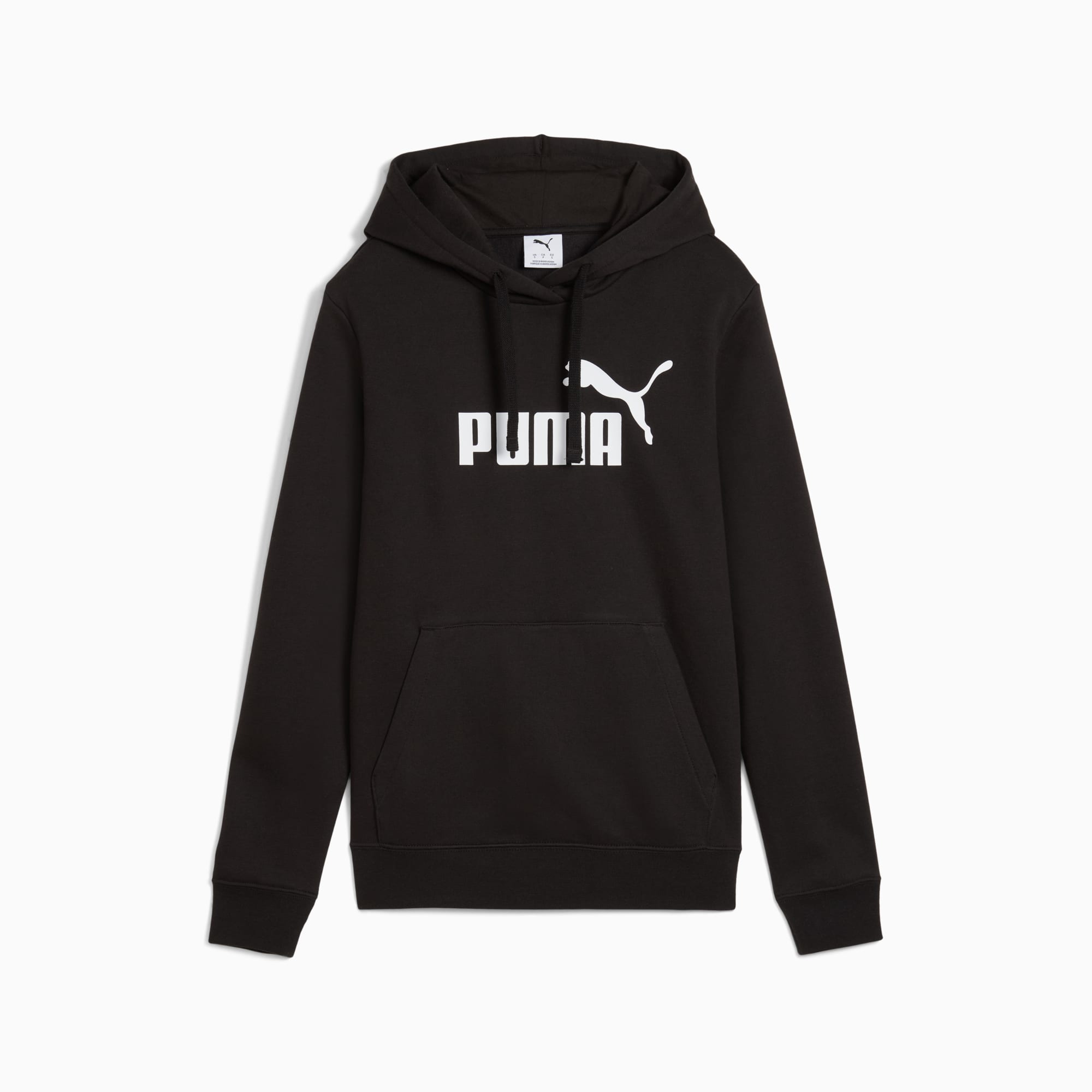 Essentials No. 1 Logo Comfort Hoodie Women, PUMA Black, large
