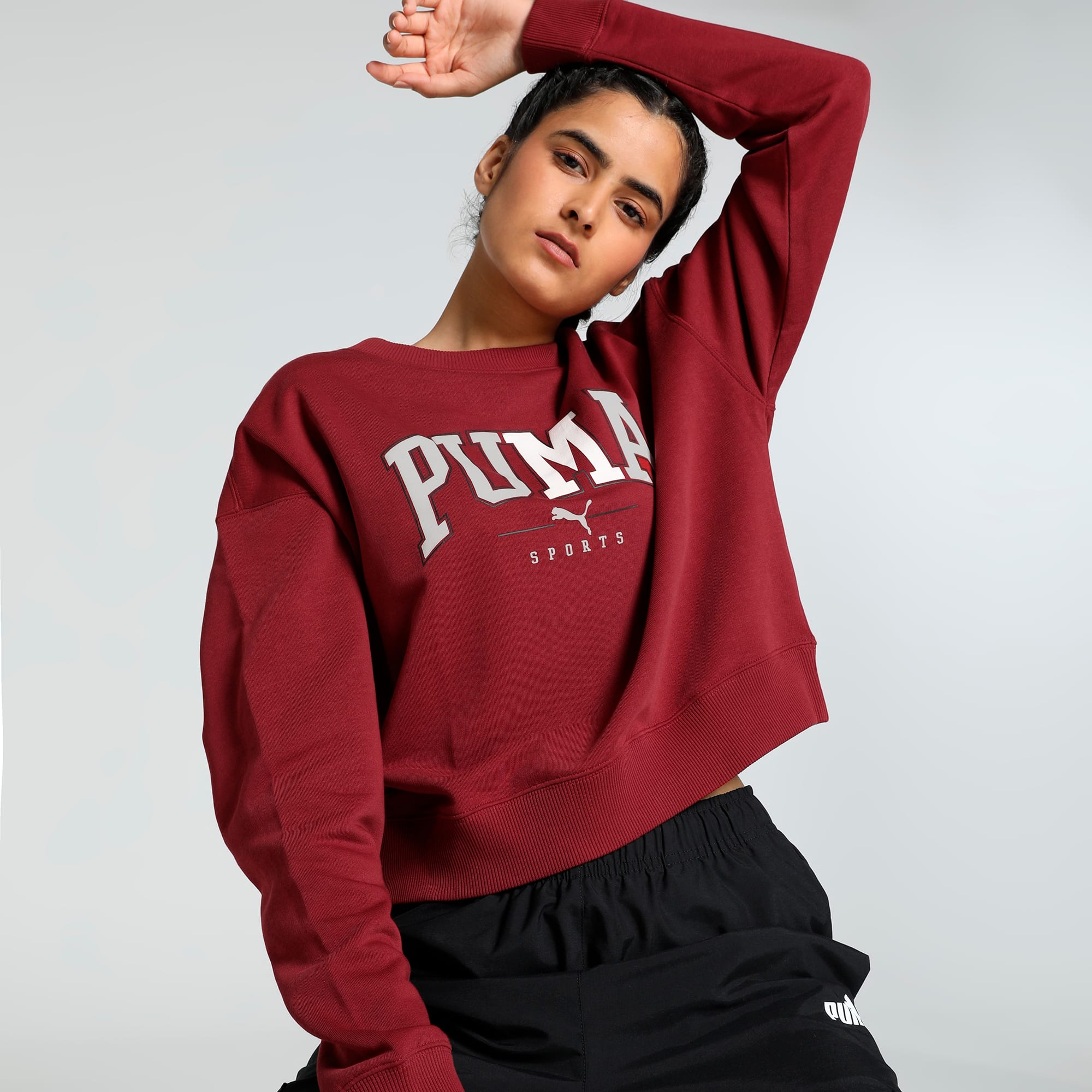 Puma crew neck sweatshirt best sale