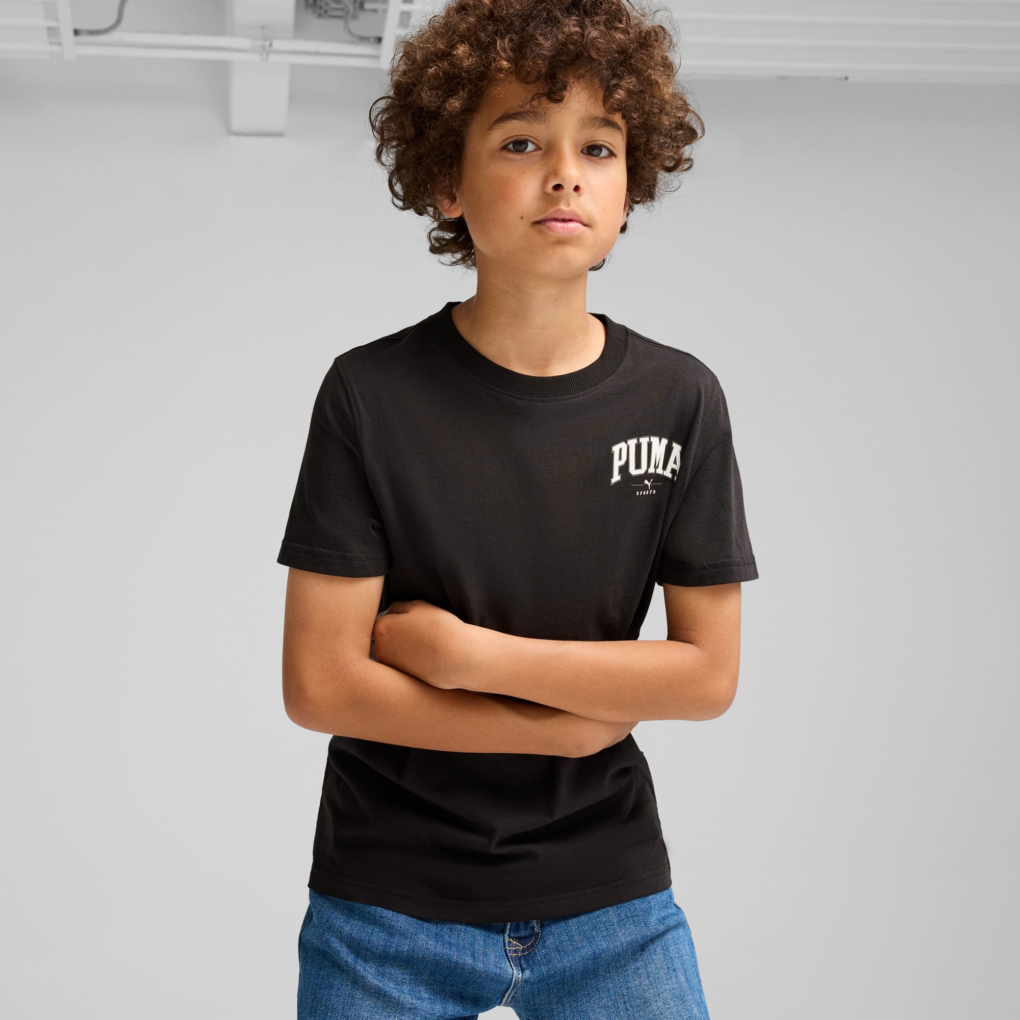 T shirt grafica PUMA SQUAD Small per ragazzi