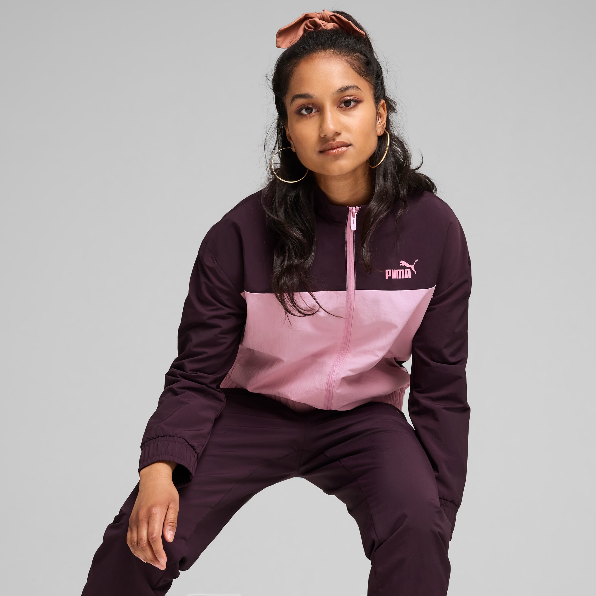 Puma woven tracksuit top