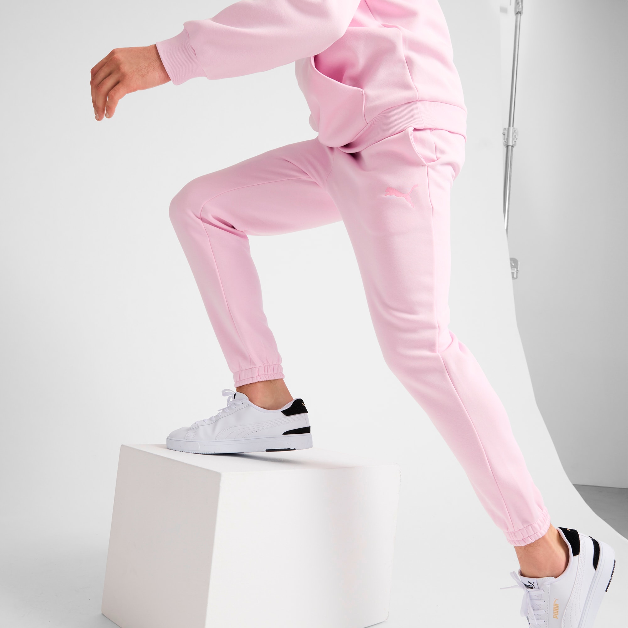 Sudadera puma rosa hombre top